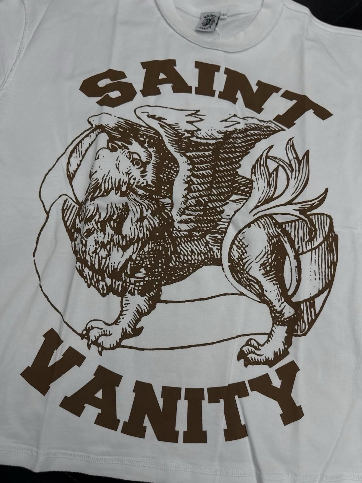Saint Vanity Size Large - Saint Vanity T-shirt Brown Logo Authentic (NEW Size US L / EU 52-54 / 3 - 3 Thumbnail