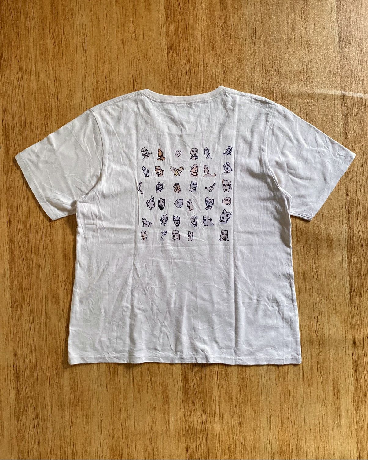 Uniqlo Uniqlo x MoMA Tshirt Cotton Beige Broken White Face Woman Size XL / US 12-14 / IT 48-50 - 3 Thumbnail