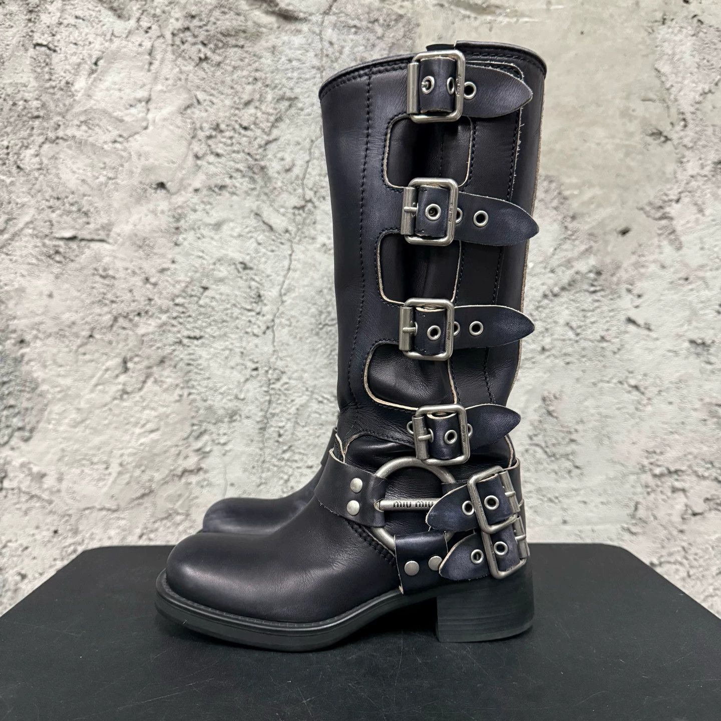 Miu Miu MIU MIU riding boots size 35.5 new Size US 4.5 / IT 34.5 - 2 Thumbnail