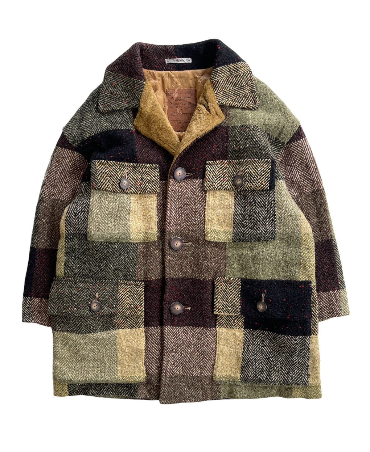 Nicole Club RARE! Nicole Club X Kagumi Sasaki Patchwork Quilted Jacket Size US L / EU 52-54 / 3 - 1 Thumbnail