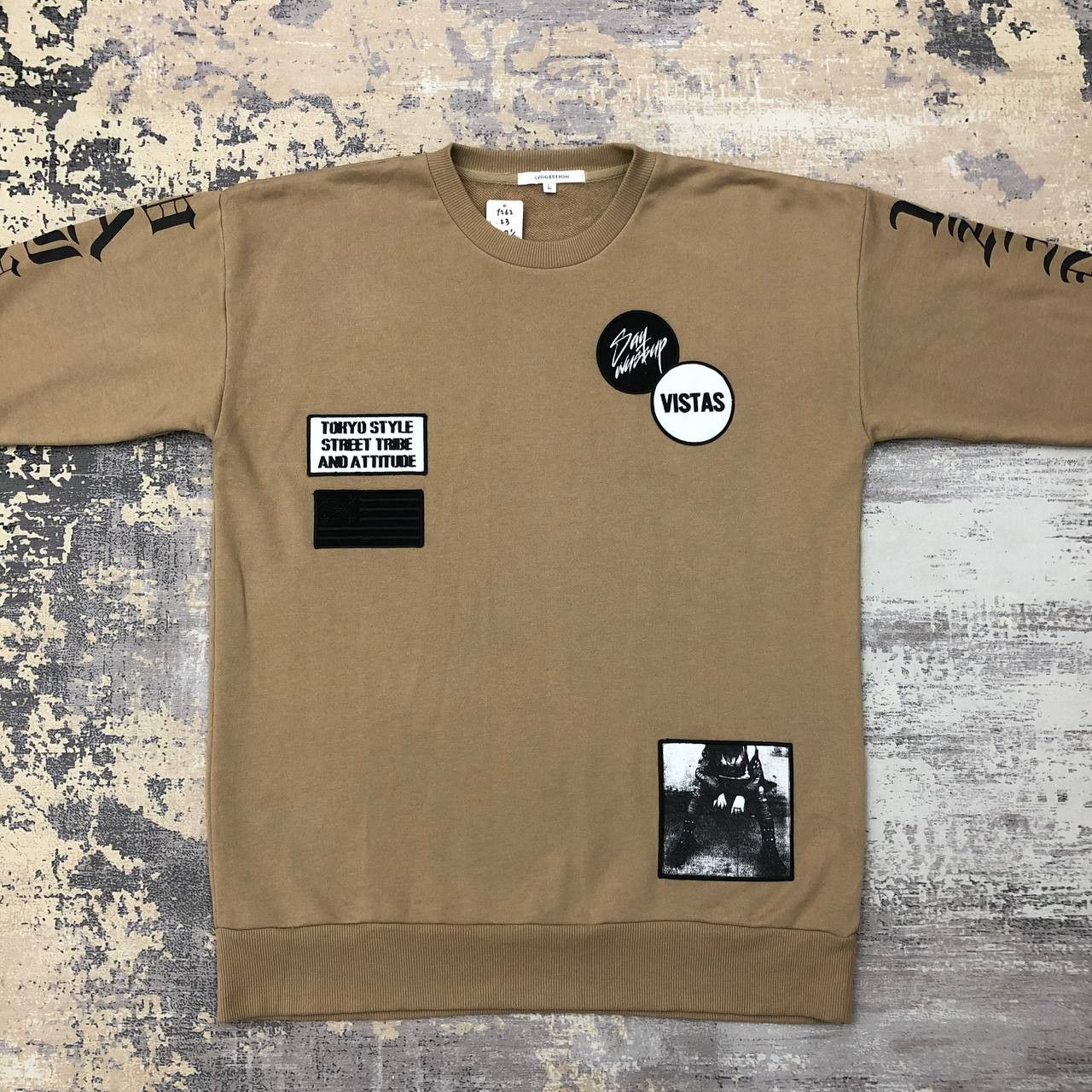 Japanese Brand Y262 SUGGESTION X PUNK TOKYO STYLE STREET TRIBE SWEATSHIRTS Size US L / EU 52-54 / 3 - 2 Thumbnail