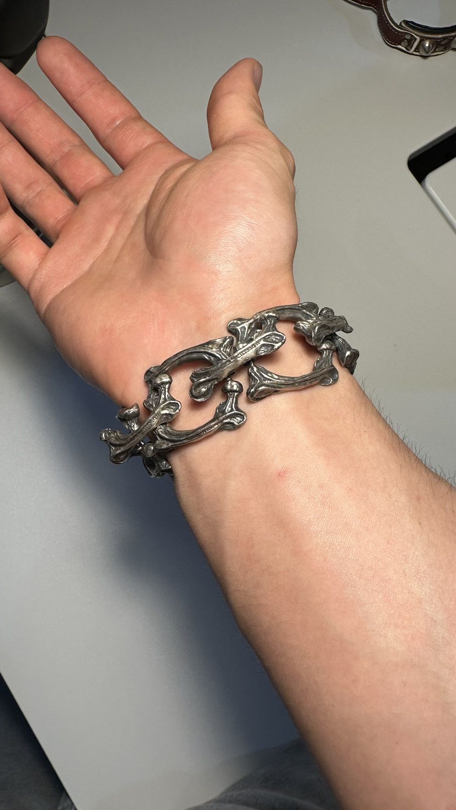 Japanese Vintage Silver Bone bracelet