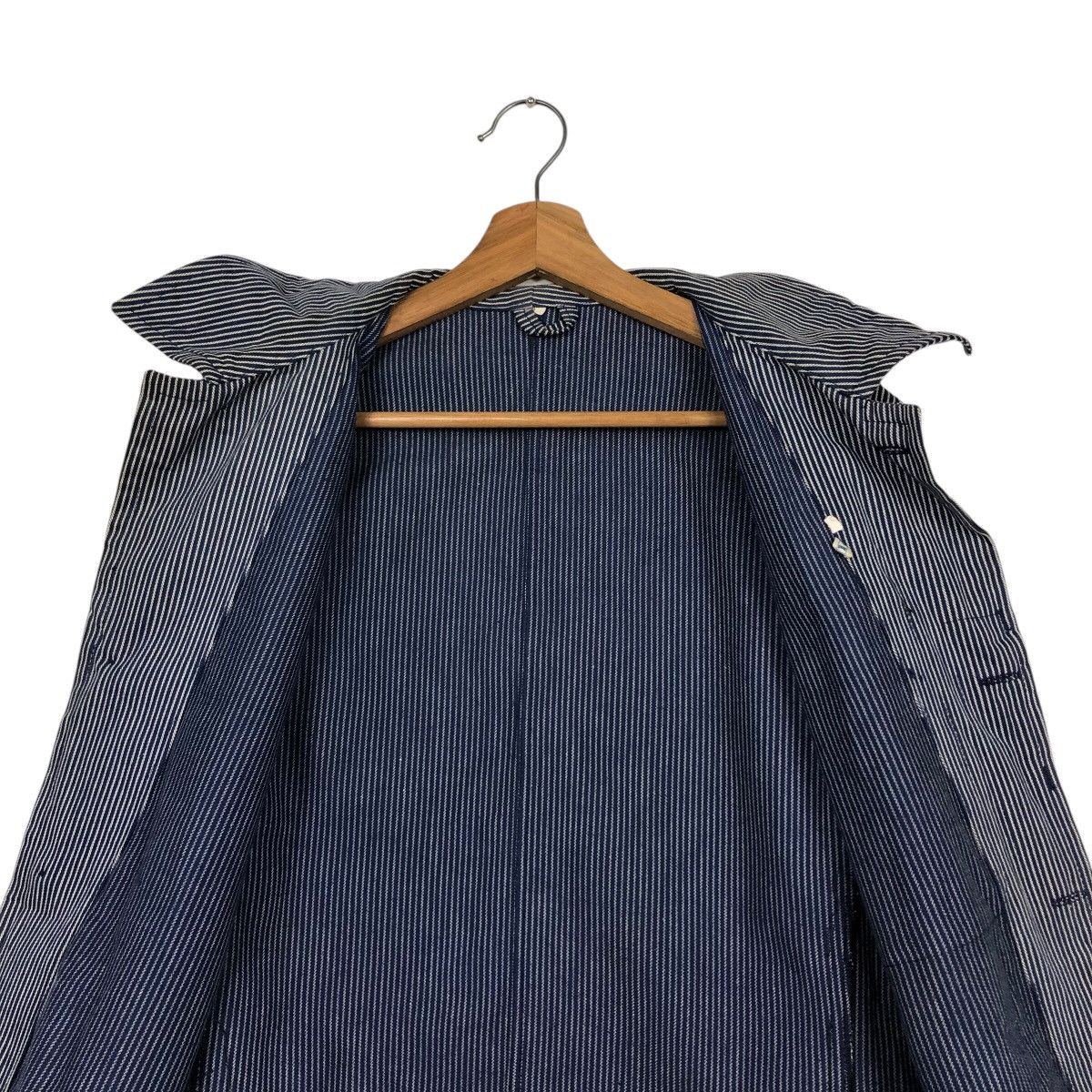 45rpm 📌Vintage Hickory Chore Worker Button Jacket Size US M / EU 48-50 / 2 - 15 Thumbnail