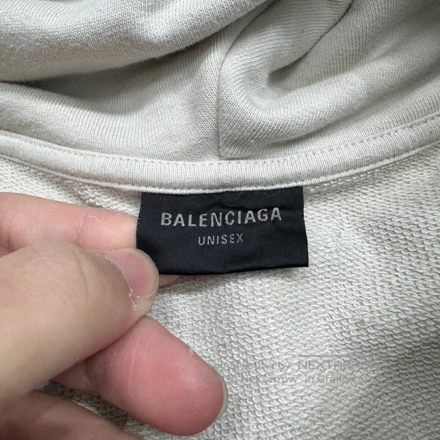 Balenciaga Balenciaga 3XL embroidered hooded hoodie| Size US M / EU 48-50 / 2 - 3 Thumbnail