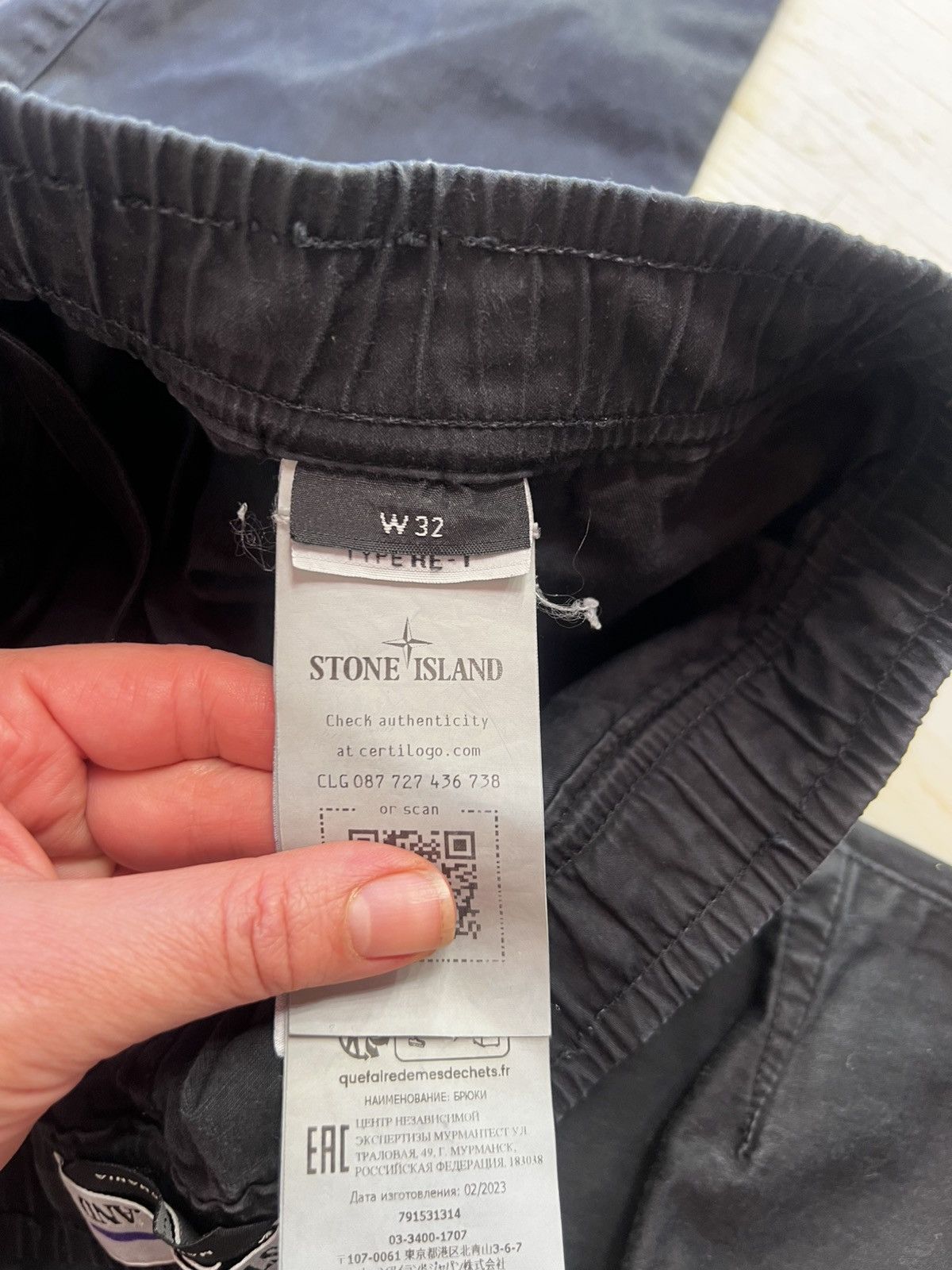 Stone Island Stone Island Cargo Pants W32 Graphite Dark Grey Jogger Size US 32 / EU 48 - 18 Thumbnail