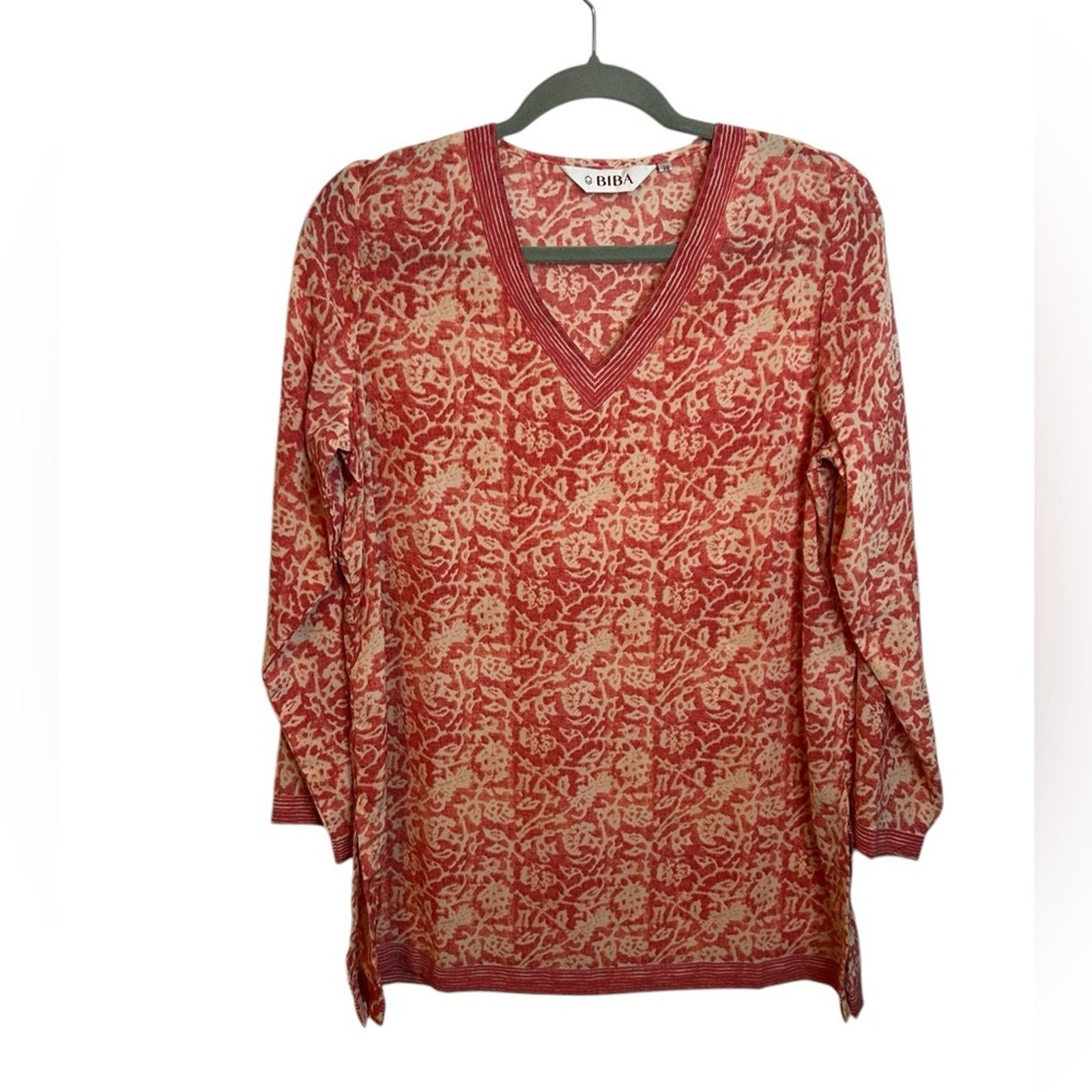 Other UK Biba Bohemian Long Sleeve Tunic Top Size XL / US 12-14 / IT 48-50 - 1 Thumbnail