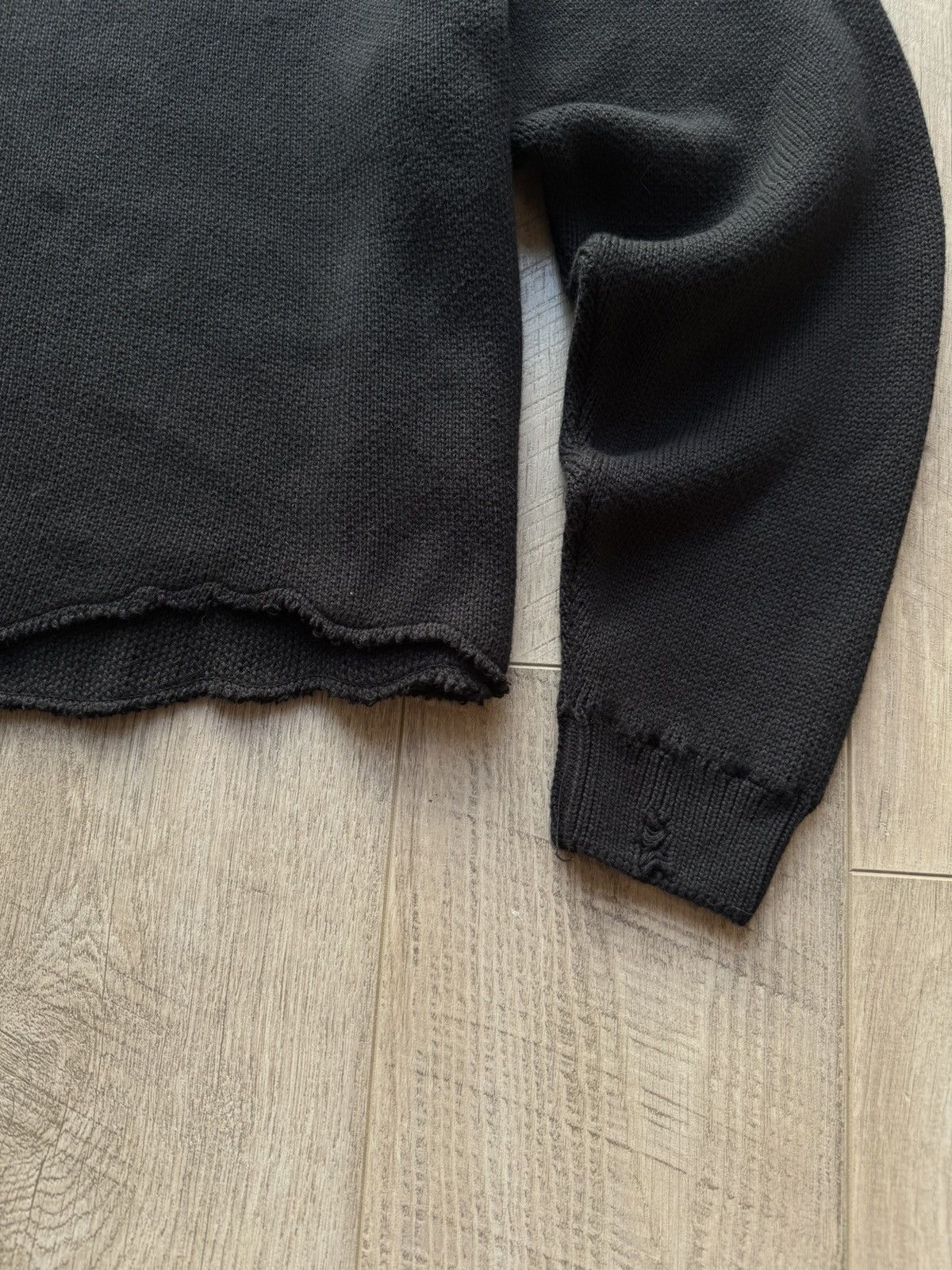 Askyurself Askyurself distressed knitted sweater oversized hoodie Size US M / EU 48-50 / 2 - 3 Thumbnail