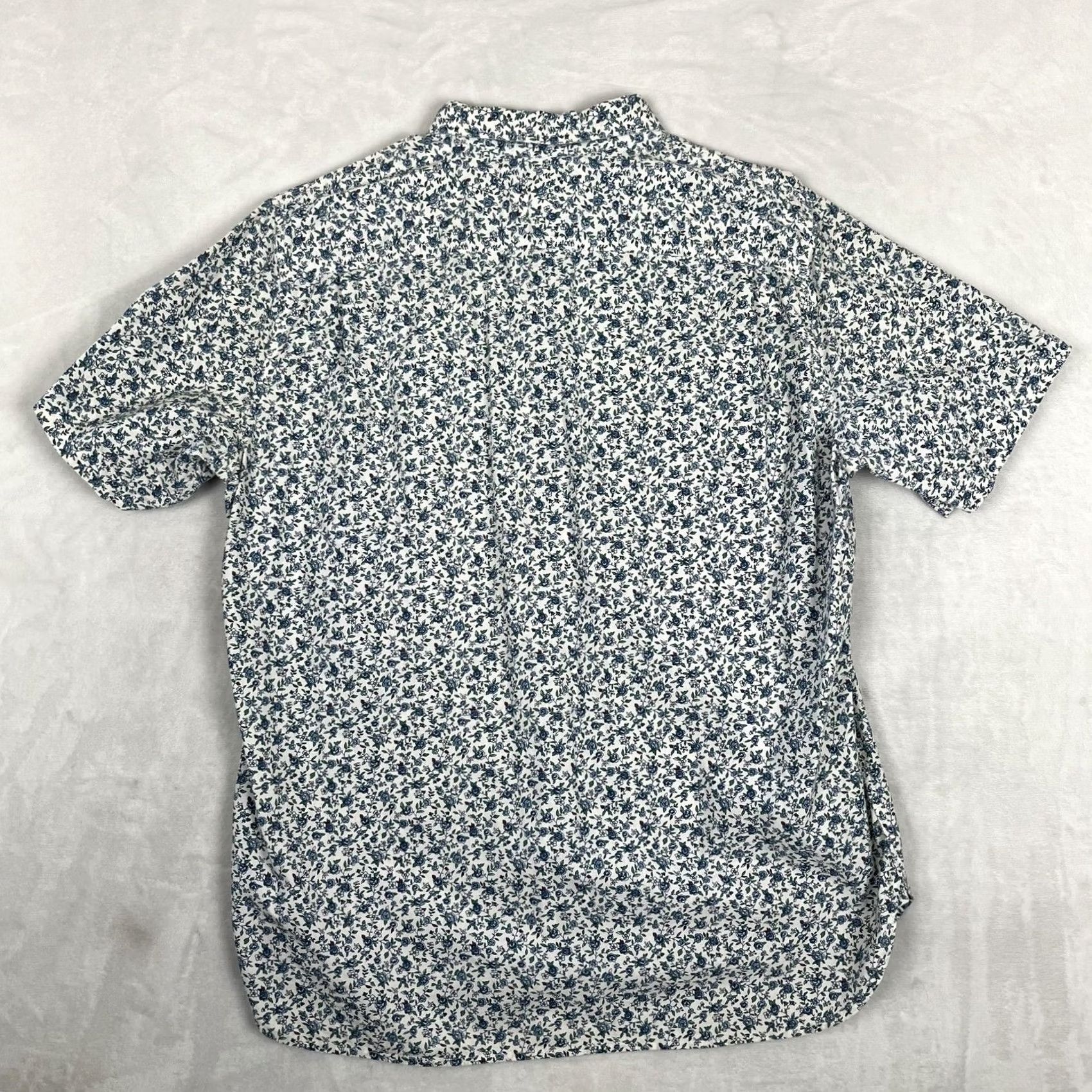 Vintage Denim & Supply Ralph Lauren Shirt Mens XL Blue Floral Short Sleeve Button Casual Size US XL / EU 56 / 4 - 6 Thumbnail