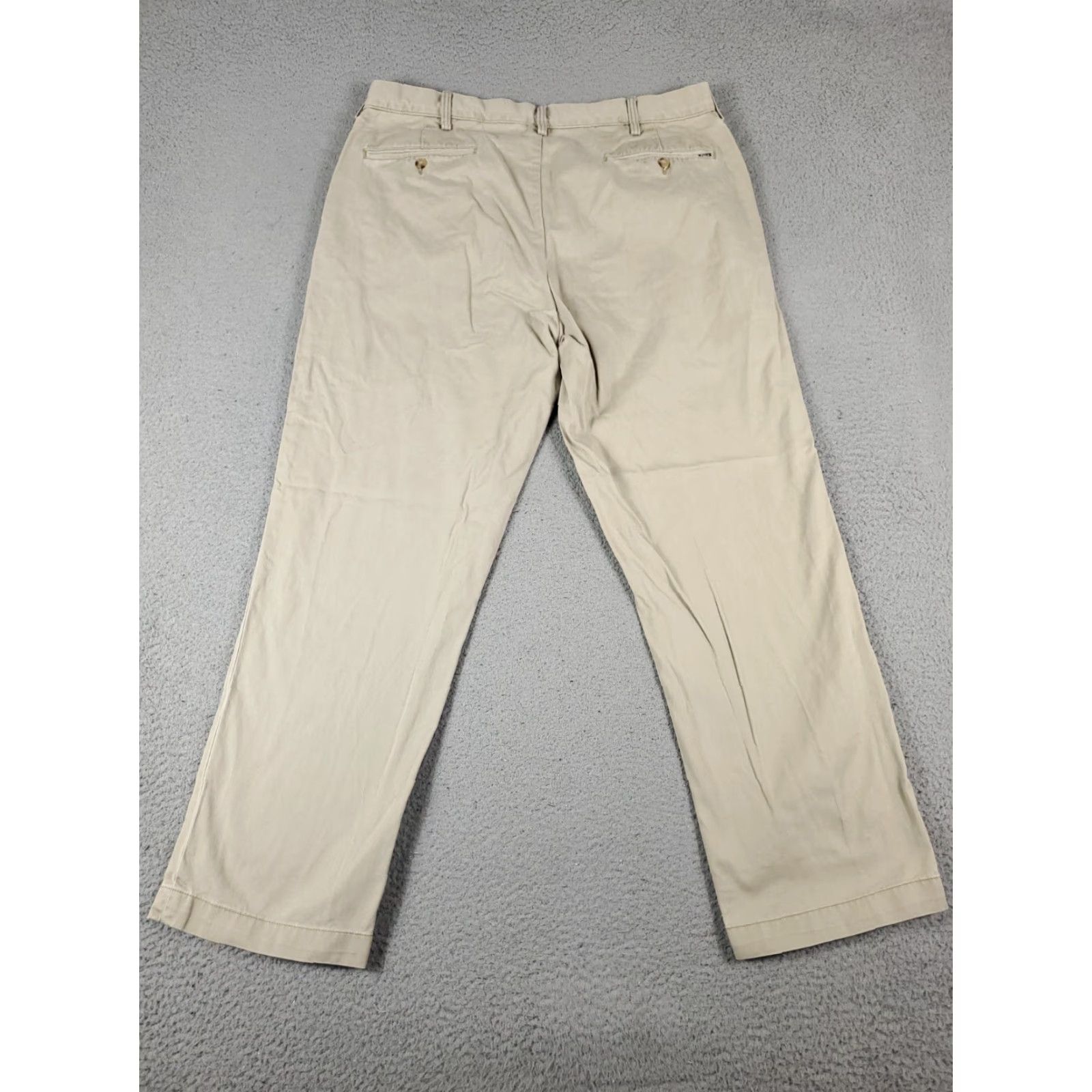 Ralph Lauren Ralph Lauren Chino Pants Mens 38x30 Beige Flat Front Casual Trousers Size US 38 / EU 54 - 6 Thumbnail