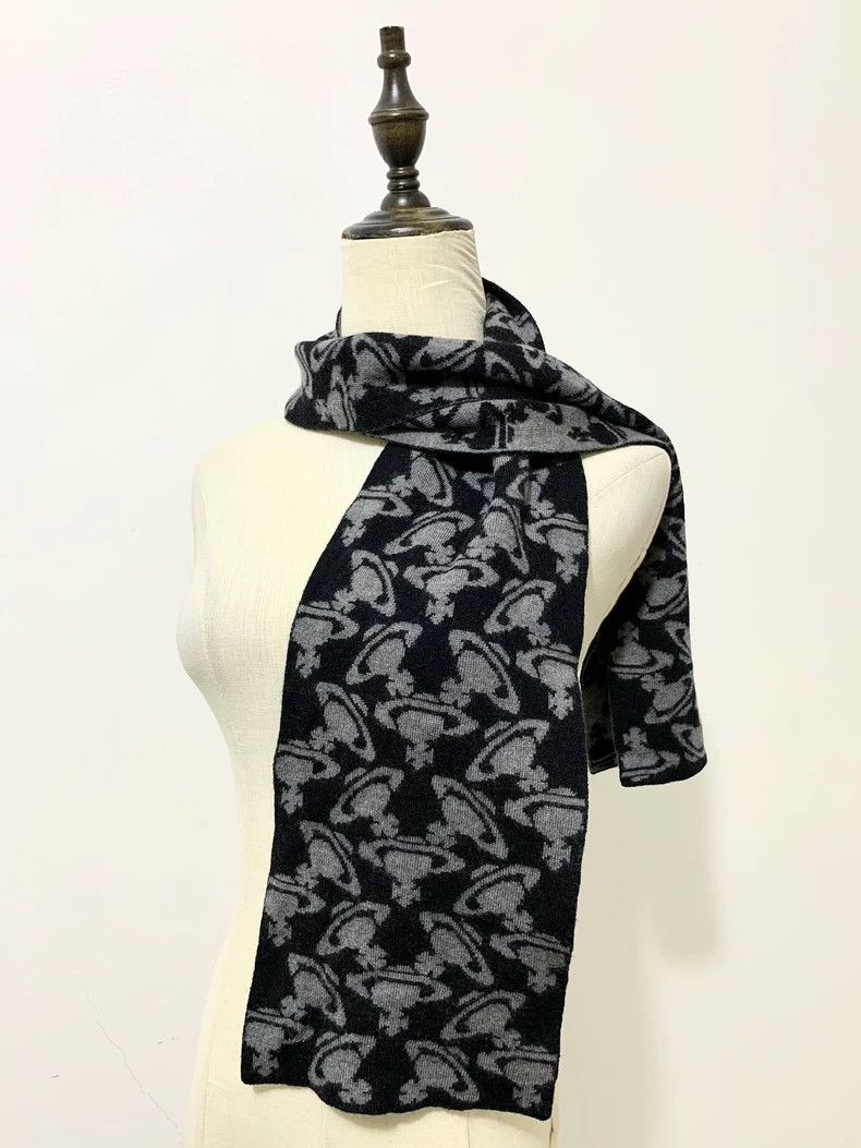 Vivienne Westwood Vivienne Westwood Saturn full moon scarf Size ONE SIZE - 1 Thumbnail