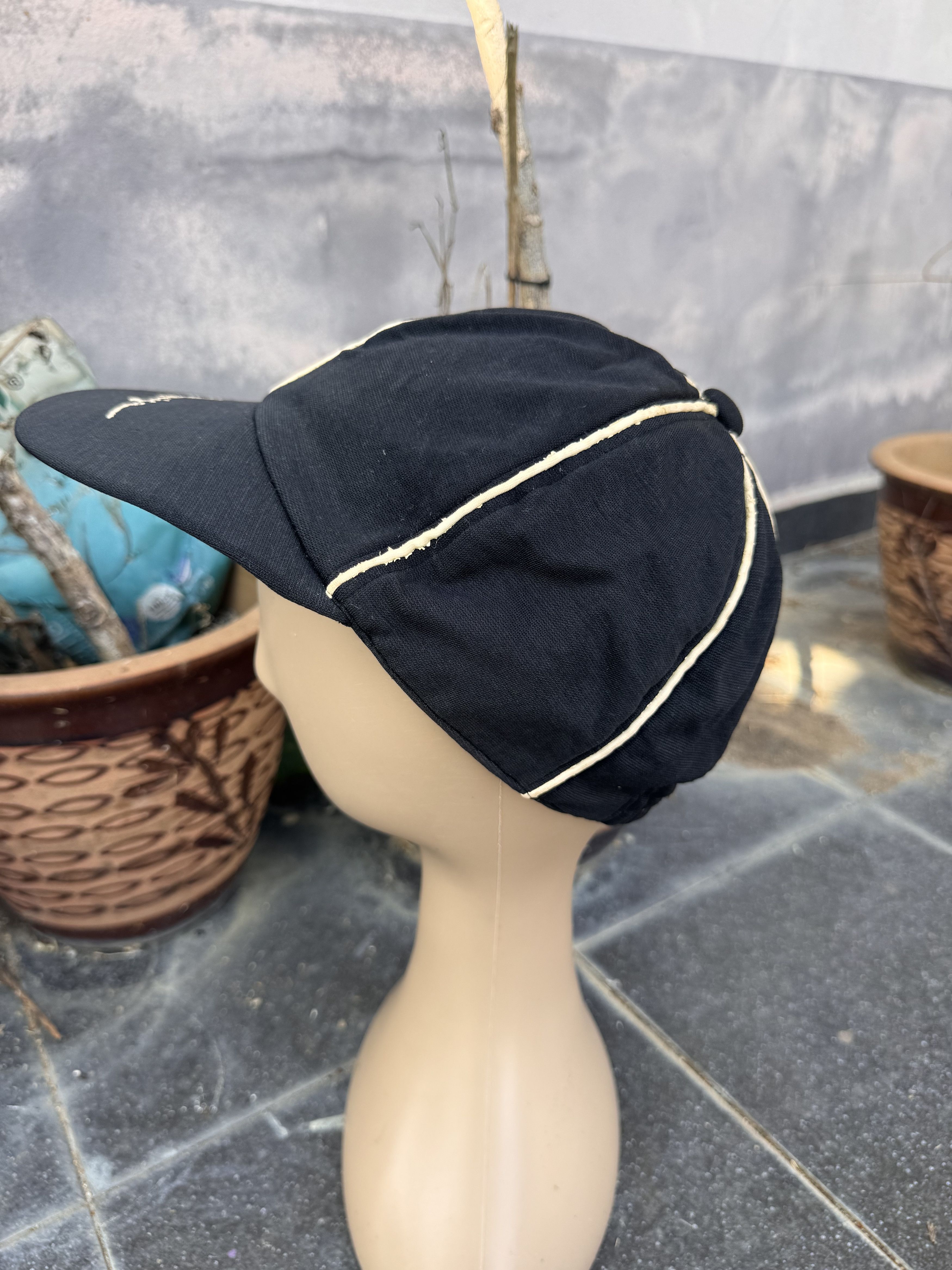 Balenciaga Vintage 90s Distressed Balenciaga Cap Size ONE SIZE - 21 Thumbnail