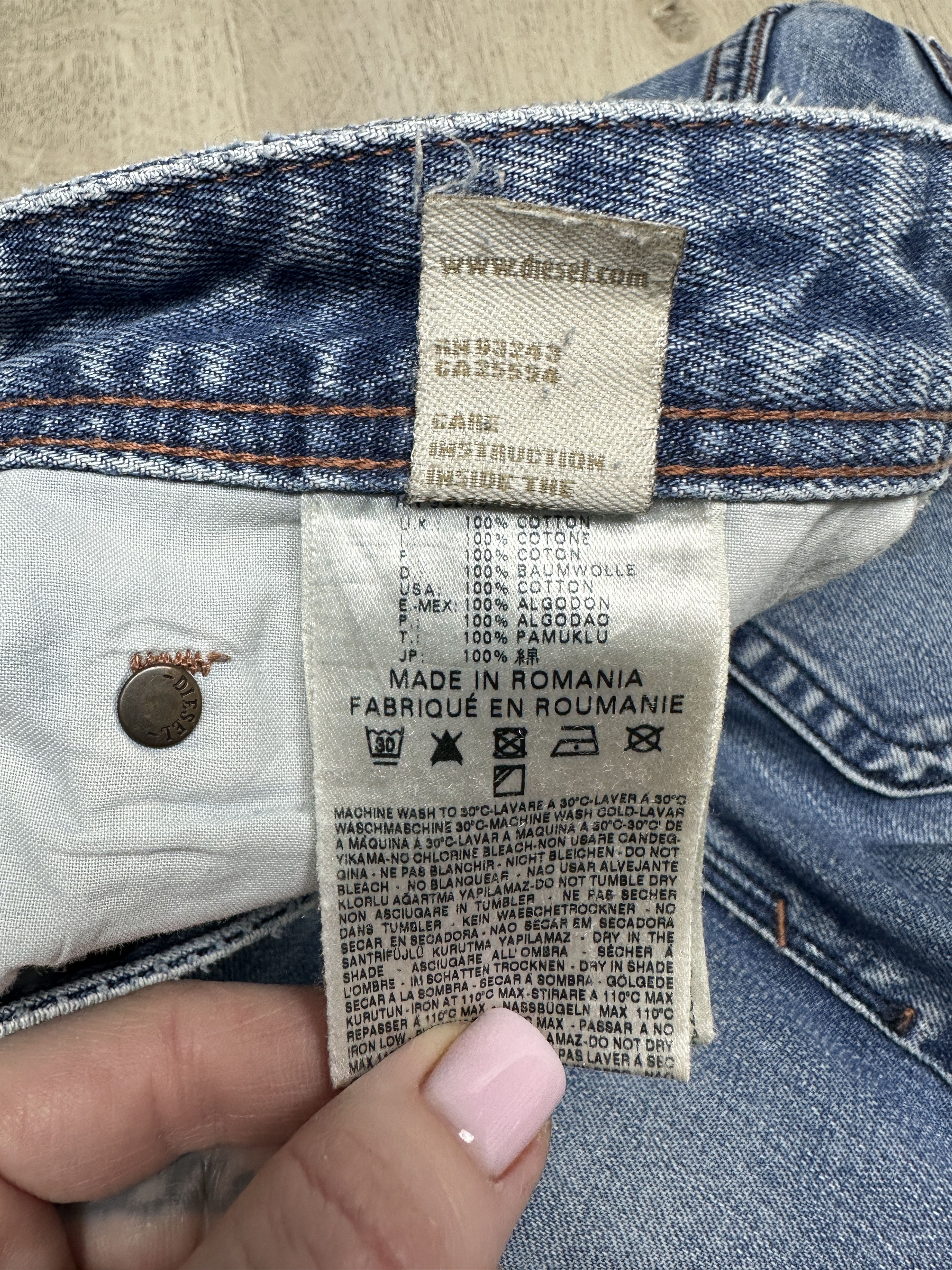 Diesel Diesel Mens Thanaz Denim Pants Jeans Size US 31 - 9 Thumbnail