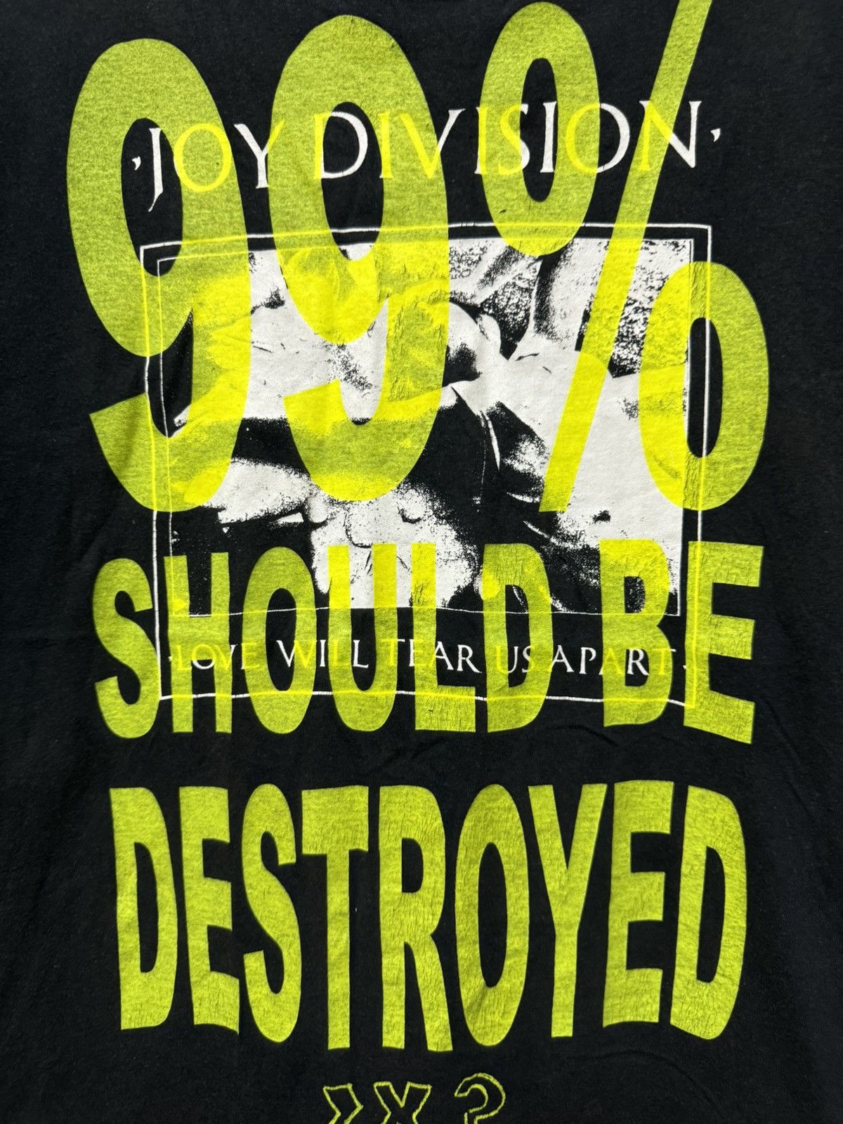 Band Tees × Vintage Vintage 90’s Joy Division Ian Curtis Post Punk Band Tee Size US M / EU 48-50 / 2 - 2 Thumbnail
