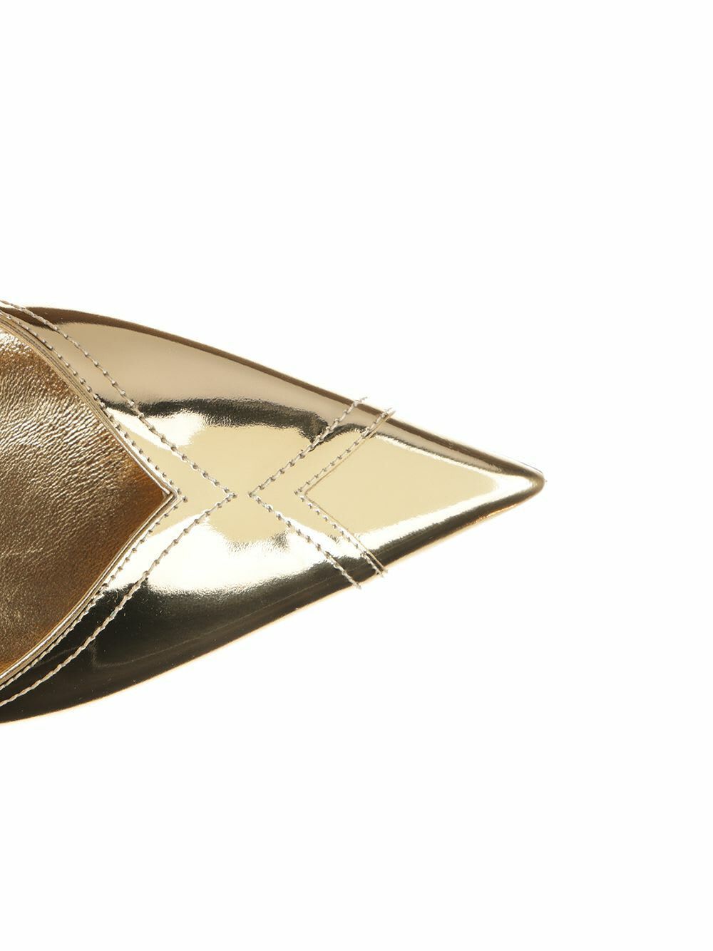 Salvatore Ferragamo o1y0426 Spool Heel Pumps in Gold Size US 7 / IT 37 - 5 Thumbnail