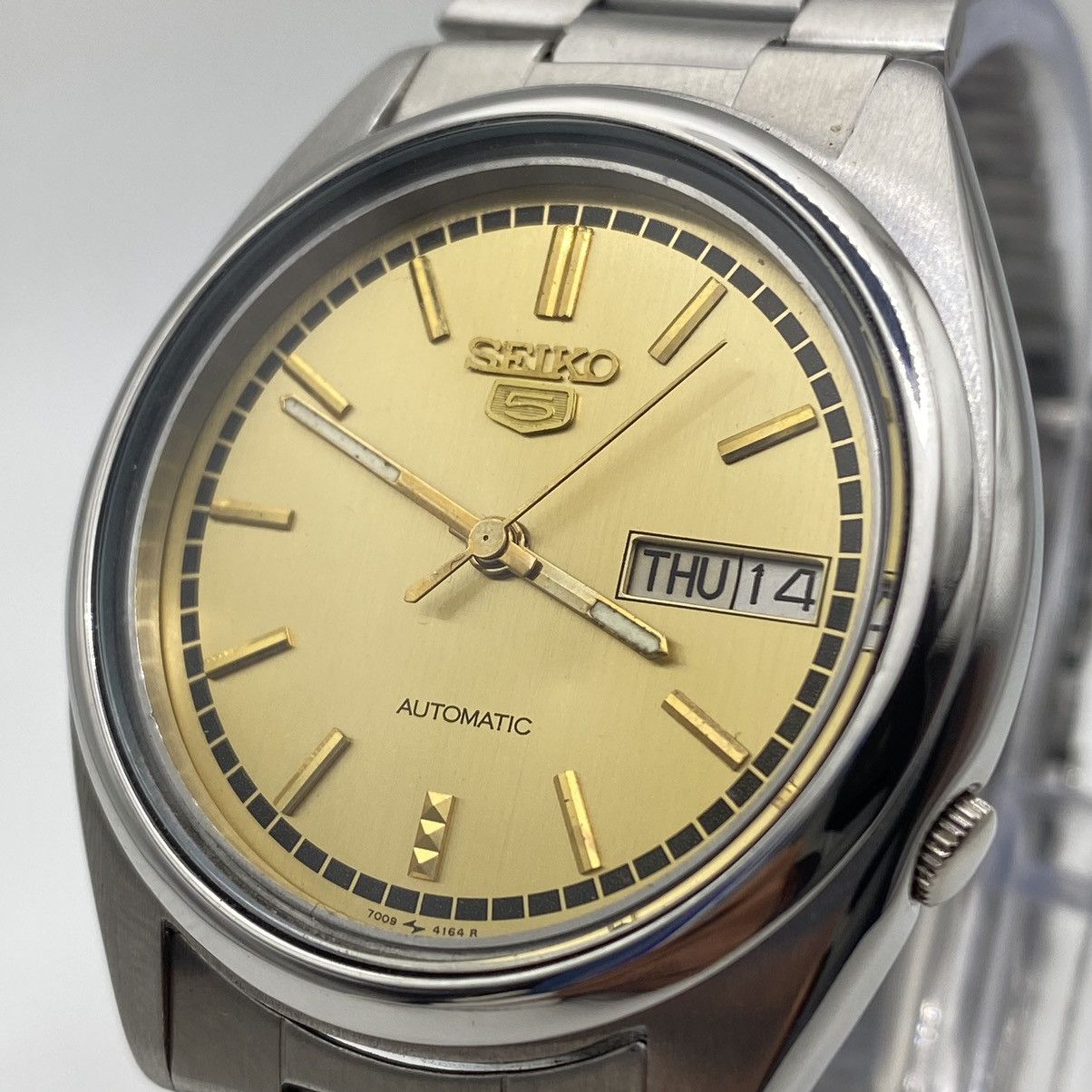 Jewelry Seiko 5 Automatic 7009 Men’s Vintage Watch Size 36 - 7 Thumbnail
