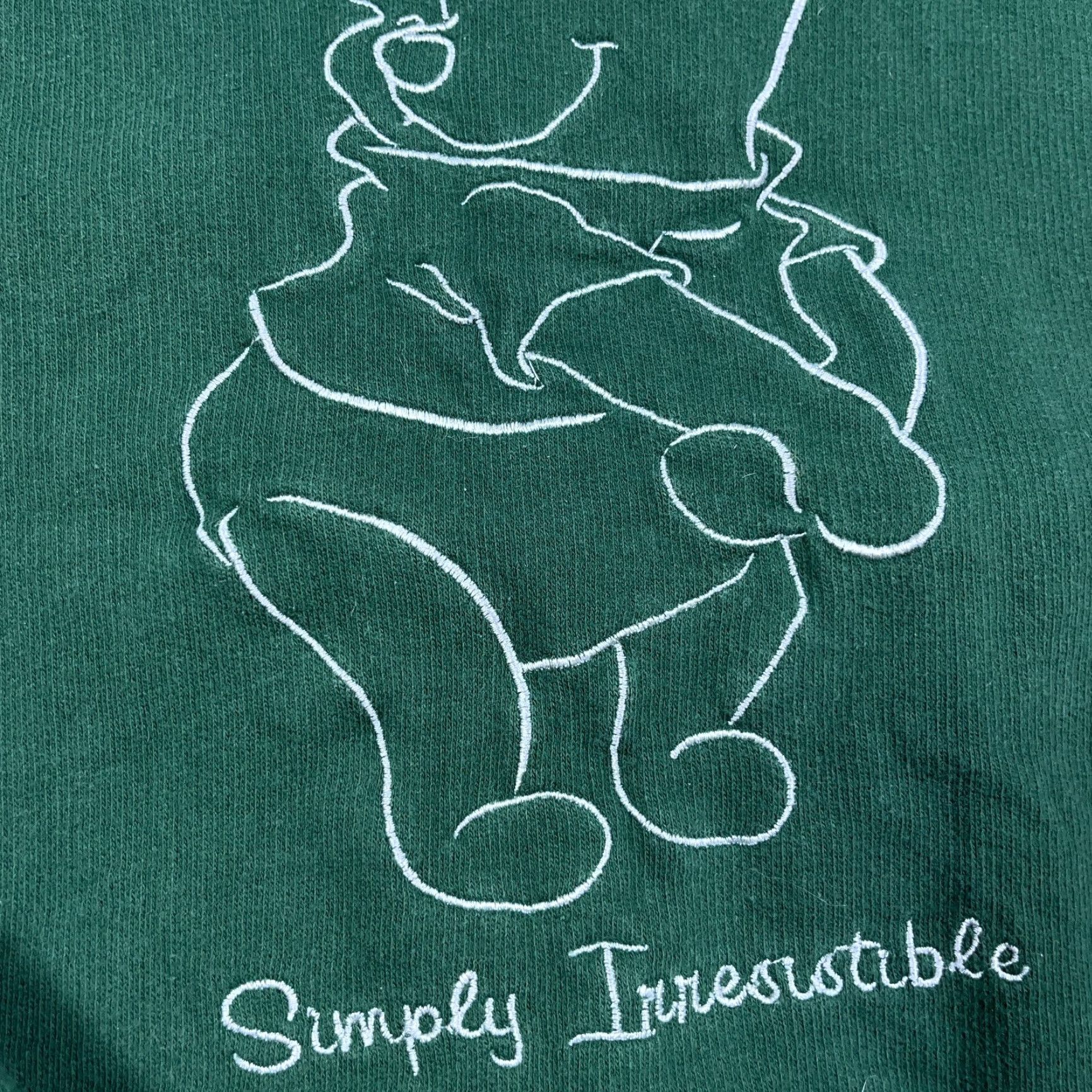 Disney VINTAGE Disney Winnie The Pooh Sweatshirt Women L Green Crewneck Pullover Sweatshirt Graphic Print Embroidered Logo Size L / US 10 / IT 46 - 3 Thumbnail