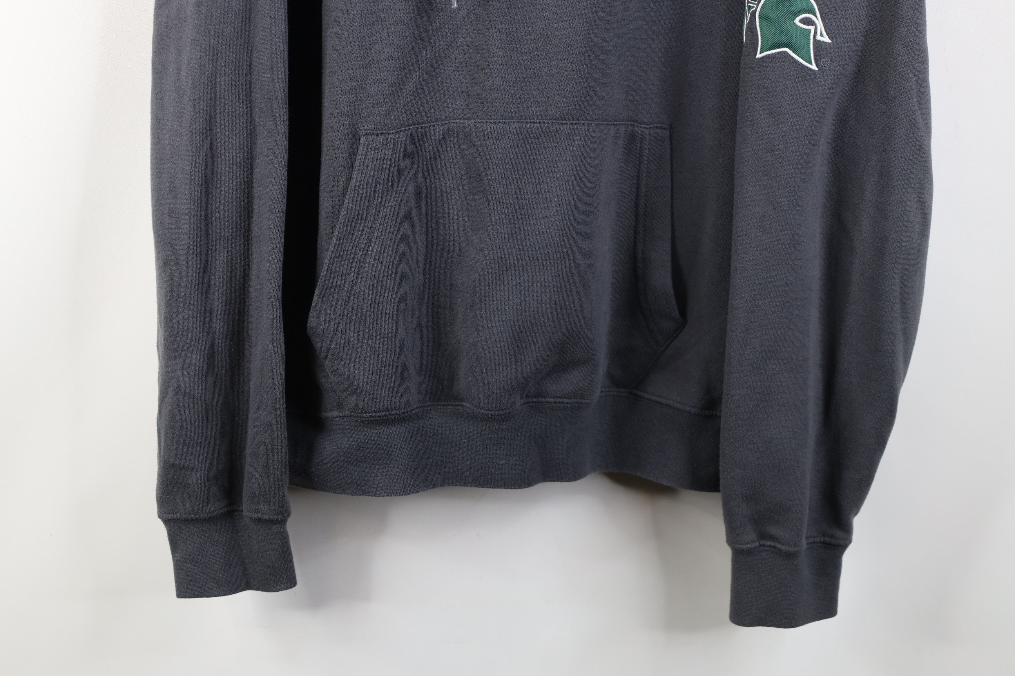 Vintage Vintage Michigan State University Hoodie Sweatshirt Gray Size US XXL / EU 58 / 5 - 3 Thumbnail