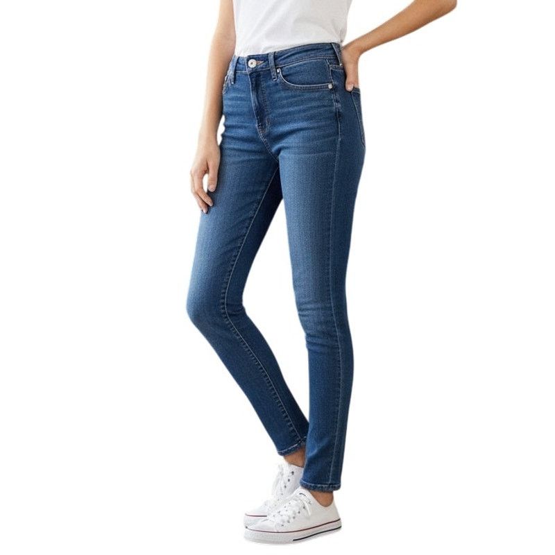 J.Crew J.Crew Dry Den Blue Wash Curvy Toothpick Jeans, US24 Size 24" / US 00 / IT 34 - 4 Thumbnail