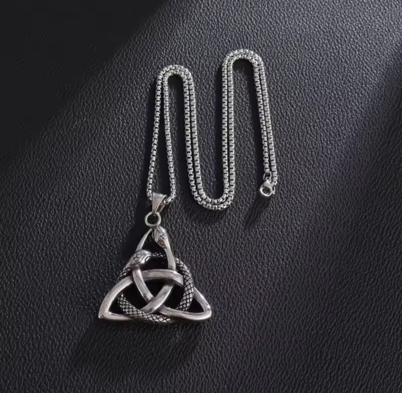Other × Vintage Gothic Punk Stainless Steel Silver Necklace Size ONE SIZE - 1 Thumbnail