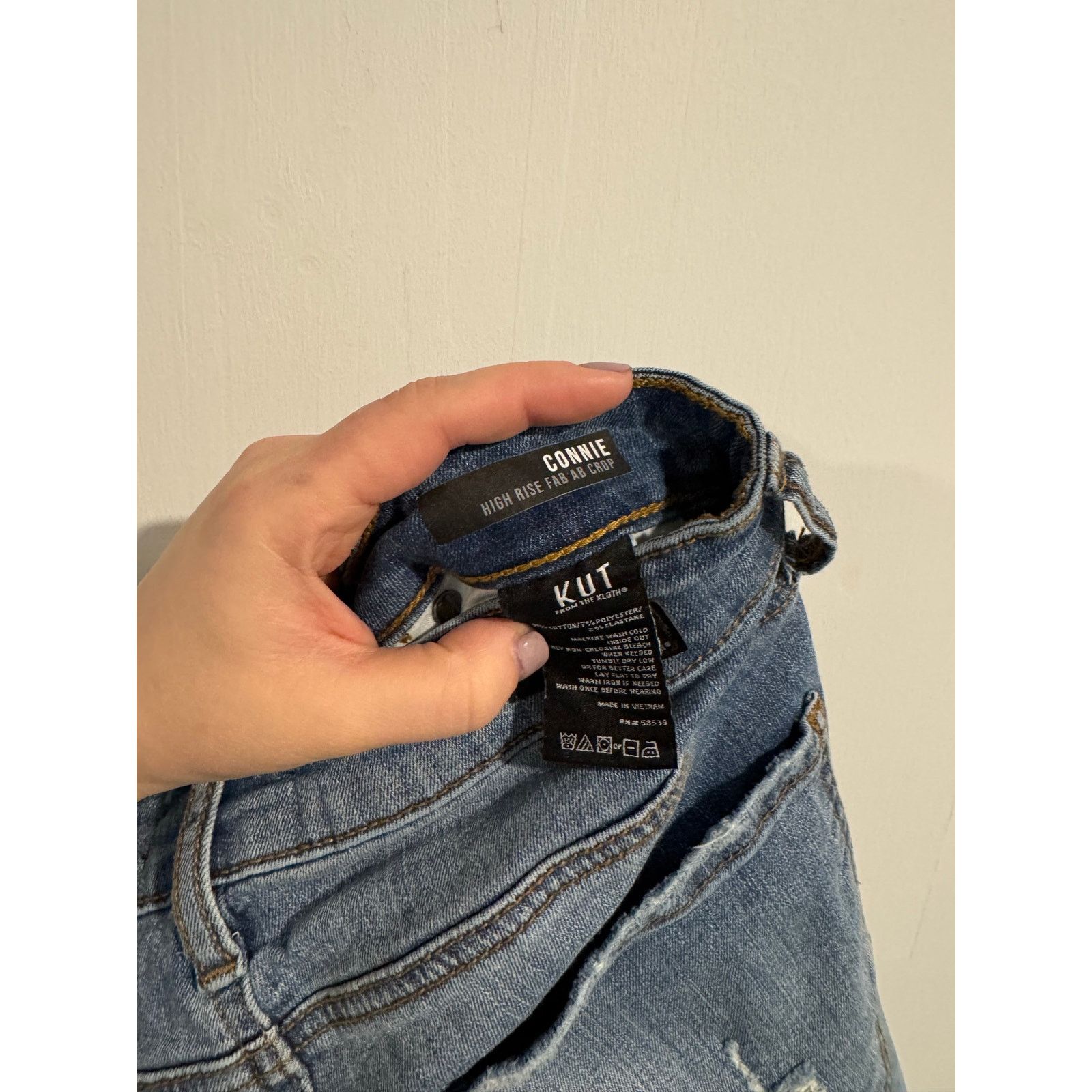Other kut from the kloth connie high rise jeans size 4 Size 27" / US 4 / IT 40 - 3 Thumbnail