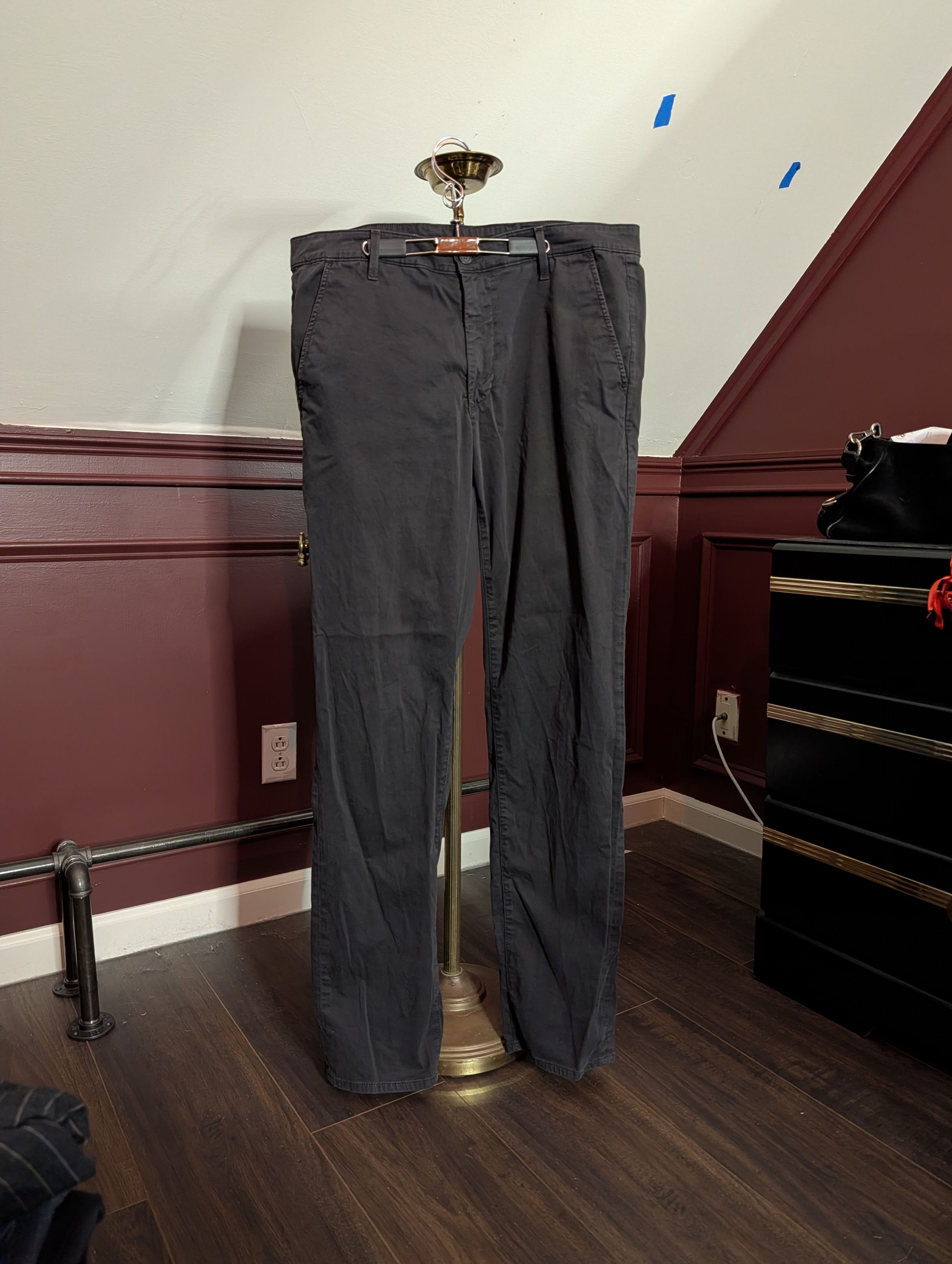 AG Adriano Goldschmied The Marshall Slim Chino mens pants 36 waist Size US 36 / EU 52 - 1 Thumbnail