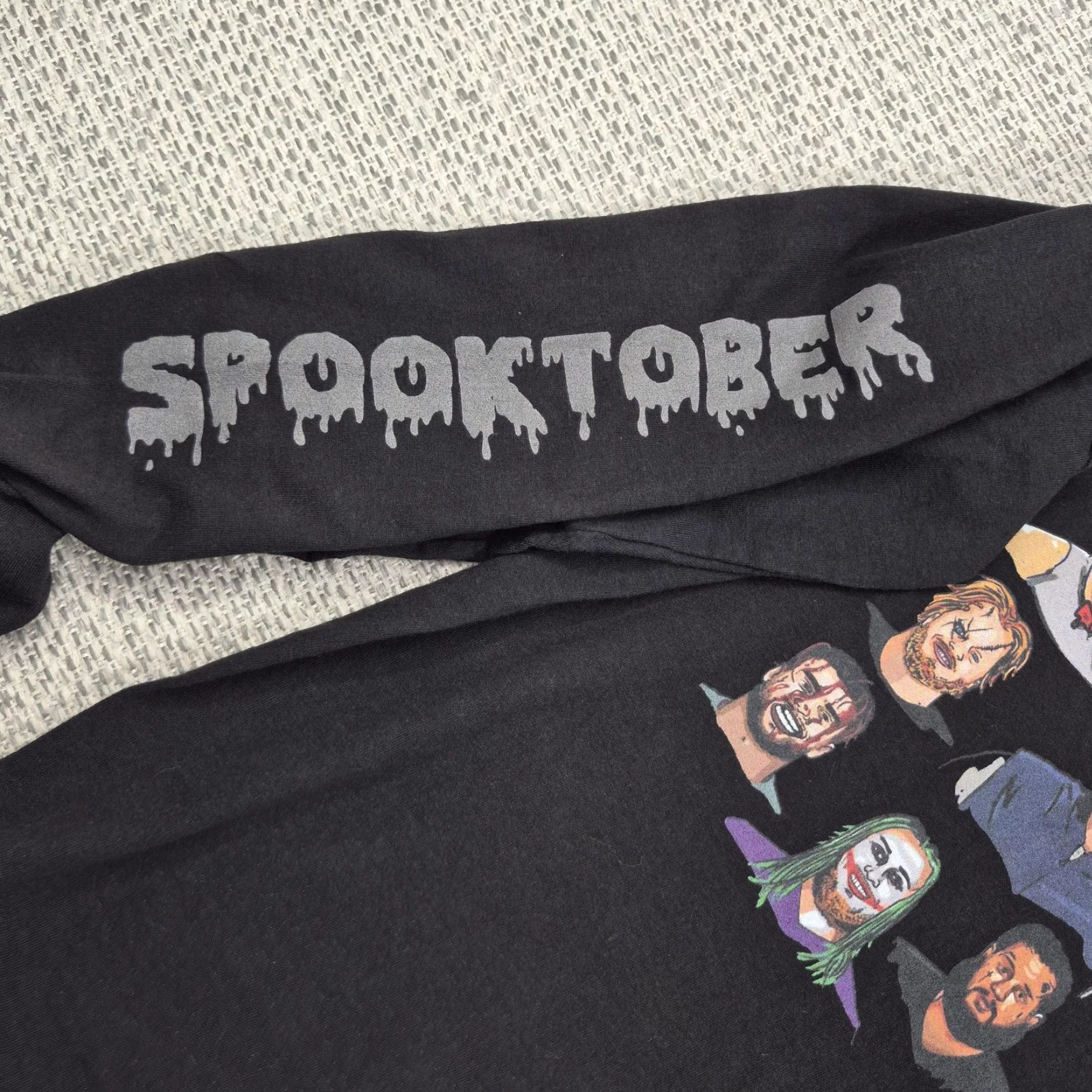 Champion Champion Shirt Mens Medium Black Spooktober Barstool With The Boys Long Sleeve Size US M / EU 48-50 / 2 - 7 Thumbnail