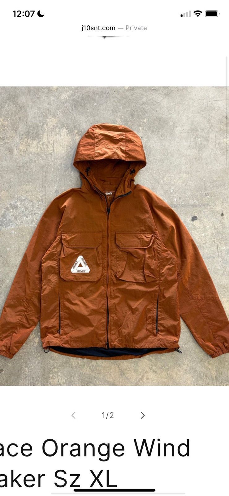 Palace Palace Orange Windbreaker Size US XL / EU 56 / 4 - 1 Thumbnail