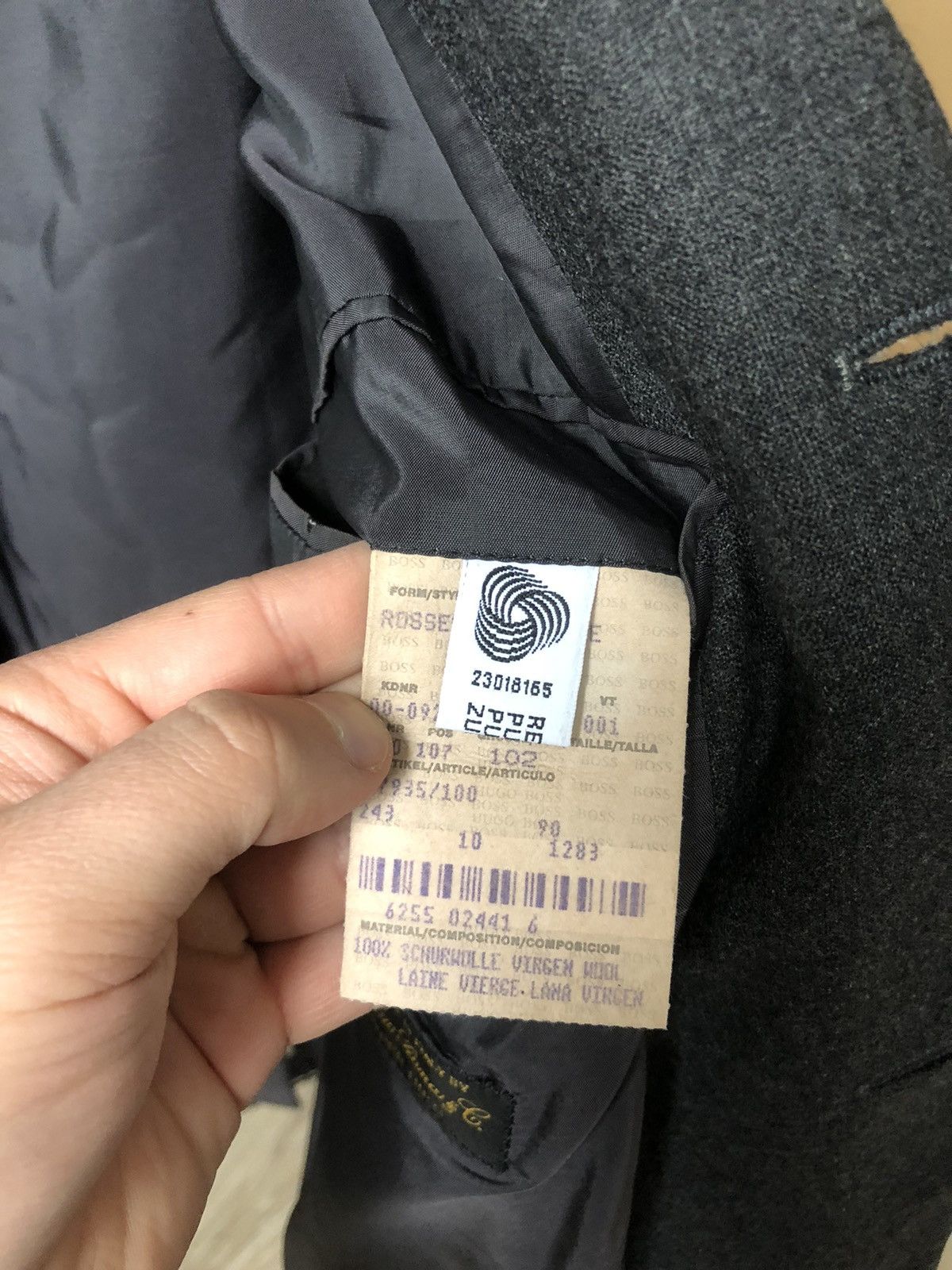 Hugo Boss Vintage Hugo Boss Loro Piana Wool Blazer Size 50R - 6 Thumbnail