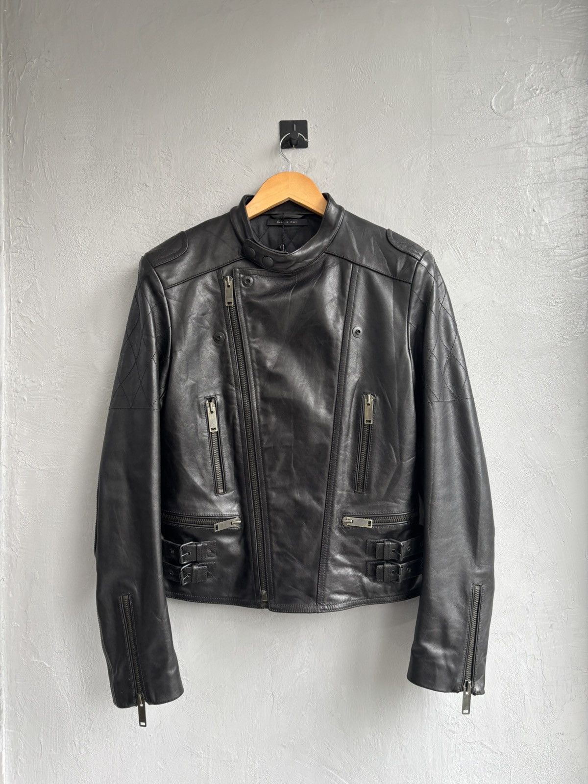 Gucci Gucci FW2006 runway motorbike leather jacket Size US M / EU 48-50 / 2 - 1 Thumbnail