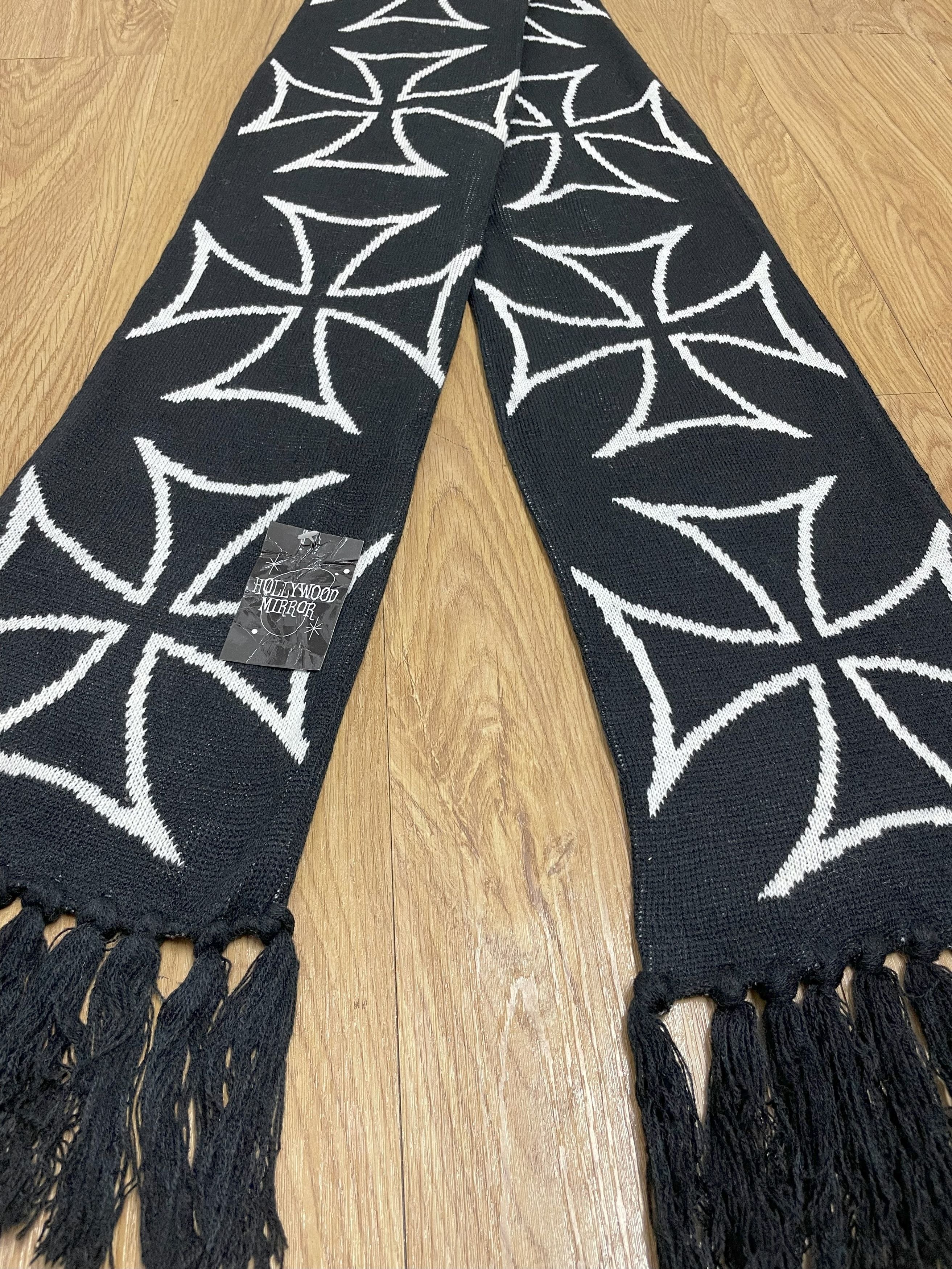 Vintage Hollywood Mirror Nice Design Scarf / Muffler - 6187 Size ONE SIZE - 6 Thumbnail