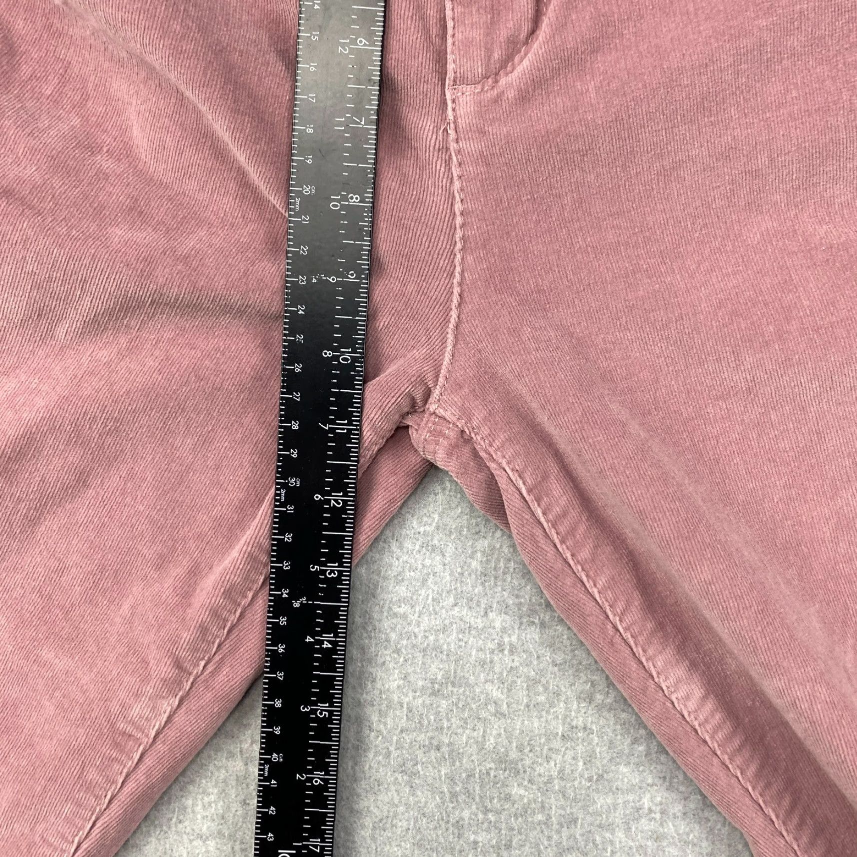Vintage VINTAGE Seven7 Corduroy Pants Womens 8 Pink Ultra High Rise Skinny Stretch Pockets Size 30" / US 8 / IT 44 - 5 Thumbnail