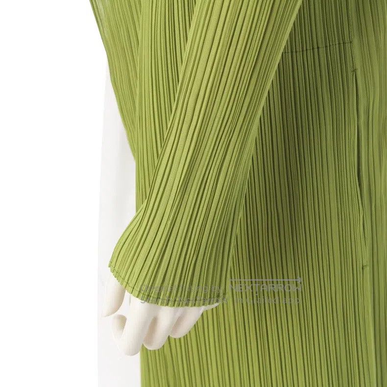 Issey Miyake Issey Miyake Green Coat Size M / US 6-8 / IT 42-44 - 6 Thumbnail