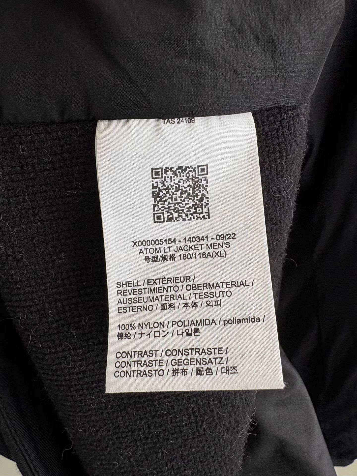 Arc'teryx ARC'TERYX ATOM LT JACKET Cotton Coat K1 Size US XL / EU 56 / 4 - 5 Thumbnail