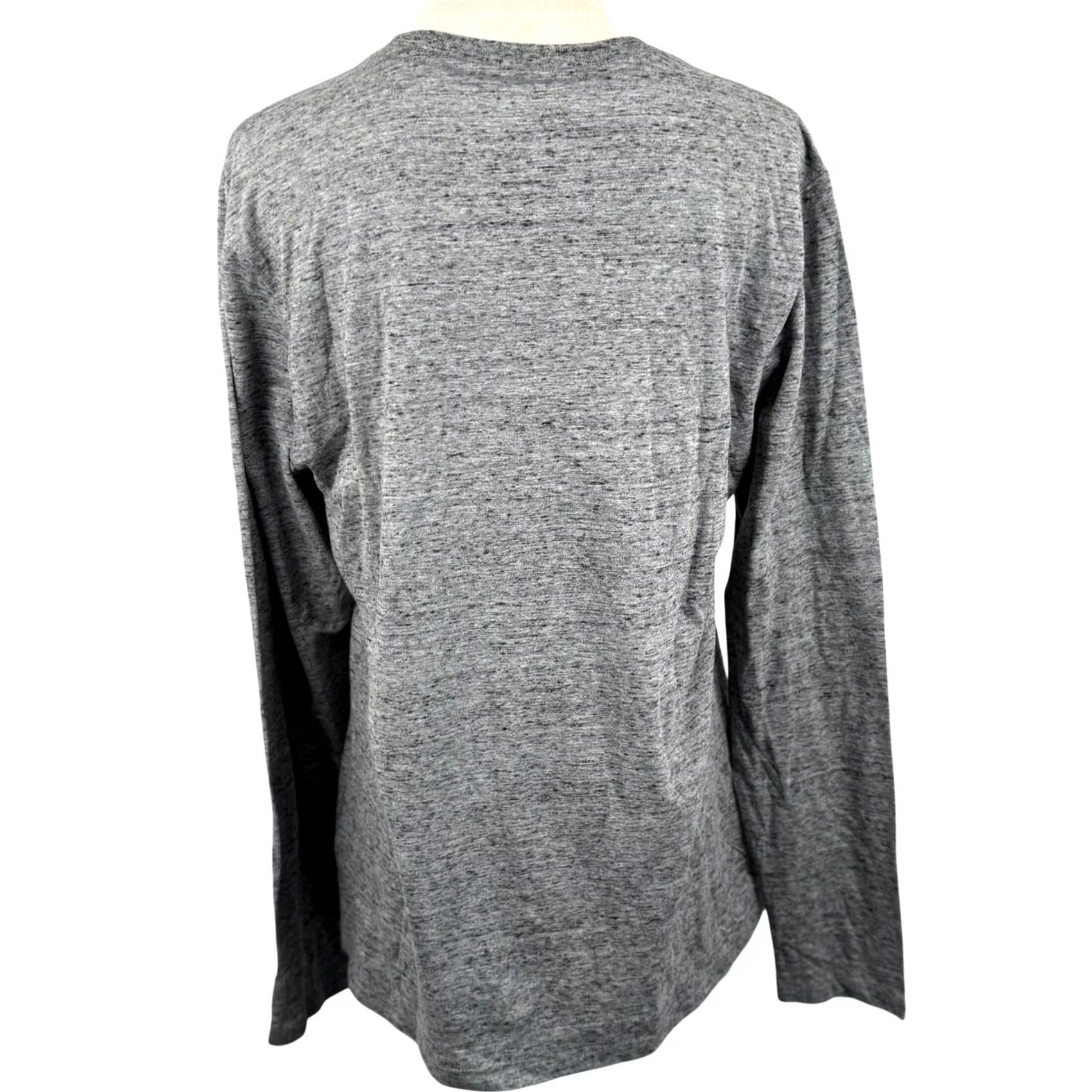 Old Navy Old Navy Mens M LS T Shirt Grey Soft Washed Crew Neck Heathered Basics NWT Size US M / EU 48-50 / 2 - 2 Thumbnail