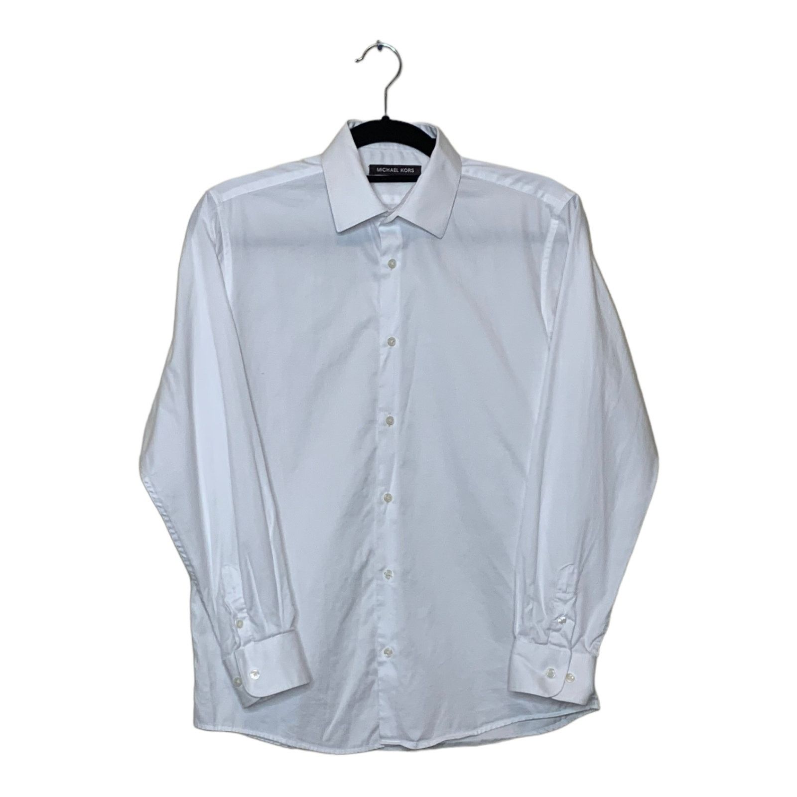 Michael Kors Michael Kors long sleeves dress buttoned up shirt 18 - XXL Size US XXL / EU 58 / 5 - 5 Thumbnail