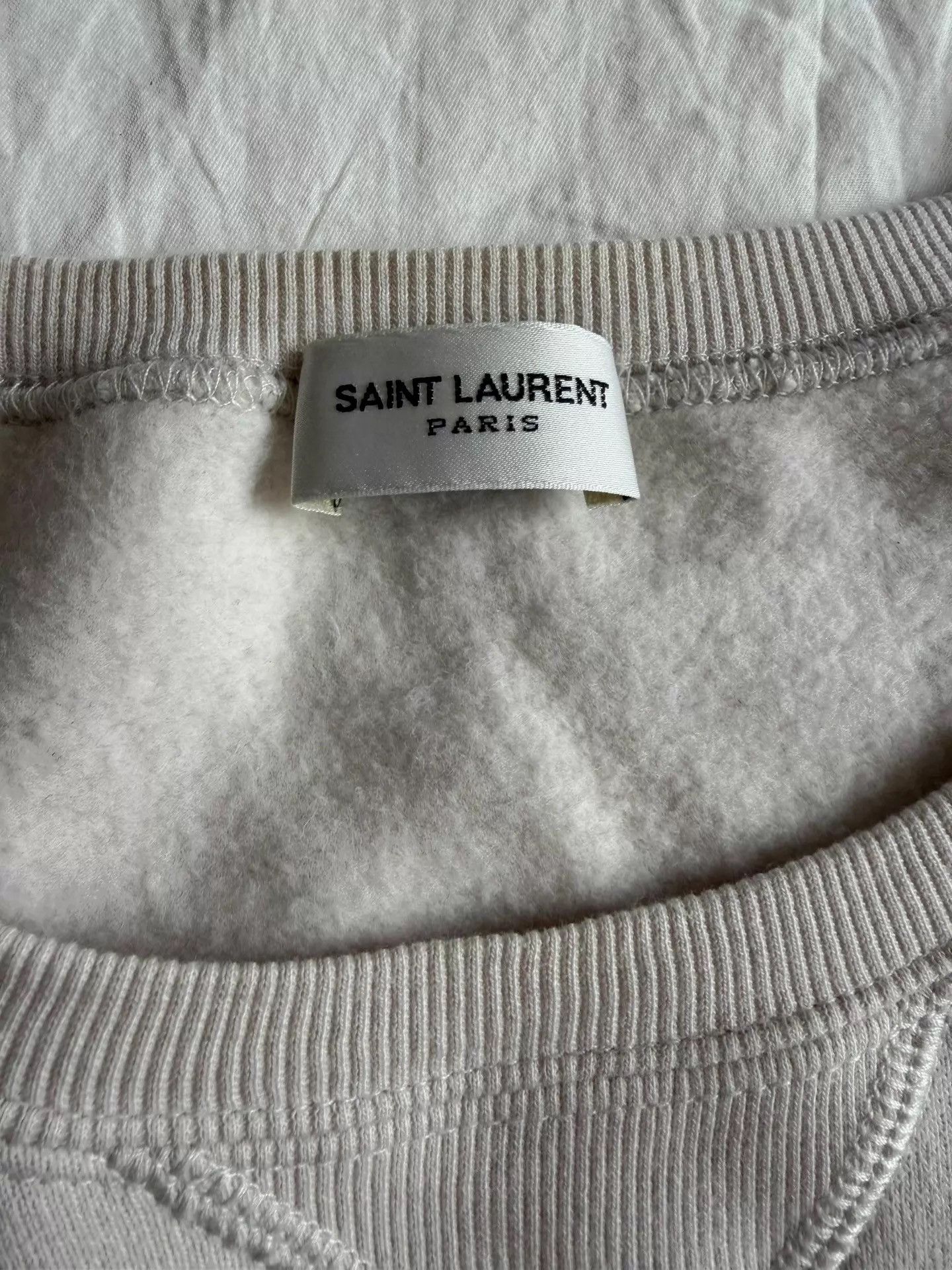 Saint Laurent Paris Saint Laurent Men's Cotton Pullover Hoodie K33 Size US L / EU 52-54 / 3 - 3 Thumbnail
