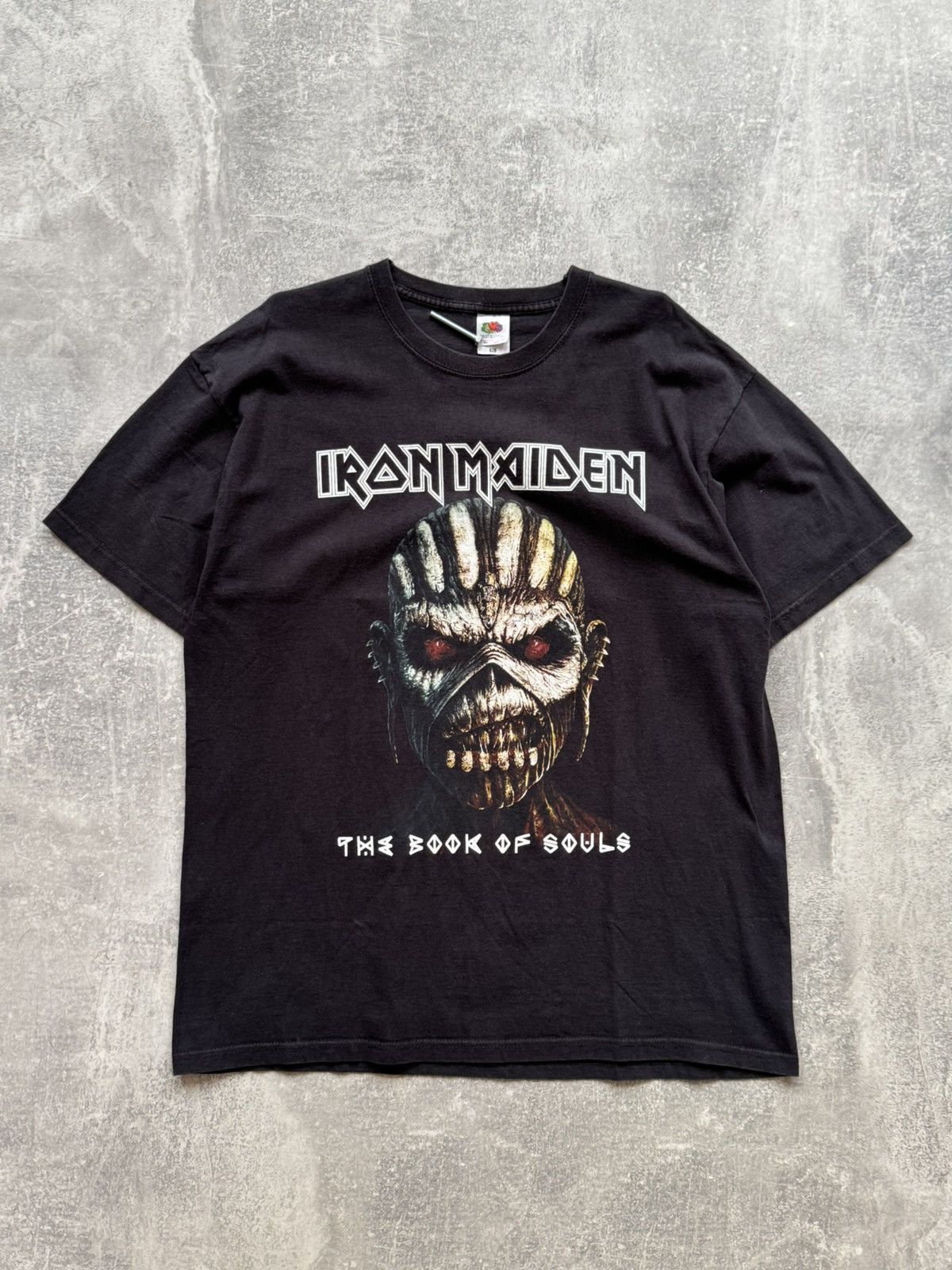 Iron Maiden Vintage Iron Maiden The Book Of Souls Tour T-shirt Size US XL / EU 56 / 4 - 1 Thumbnail