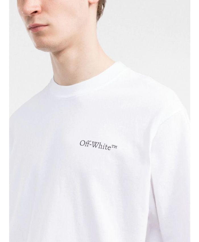 Off-White o1gr1nt1124 Caravag Crownin Skate S/S T-Shirt in White Size US XS / EU 42 / 0 - 5 Thumbnail