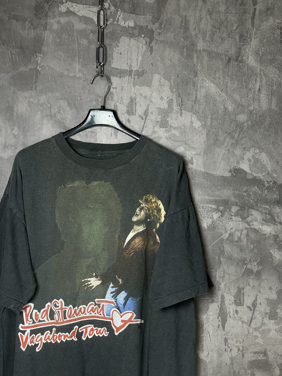 Band Tees × Vintage Vintage 90s Rod Stewart Tour Oversize T-shirt Size US L / EU 52-54 / 3 - 5 Thumbnail