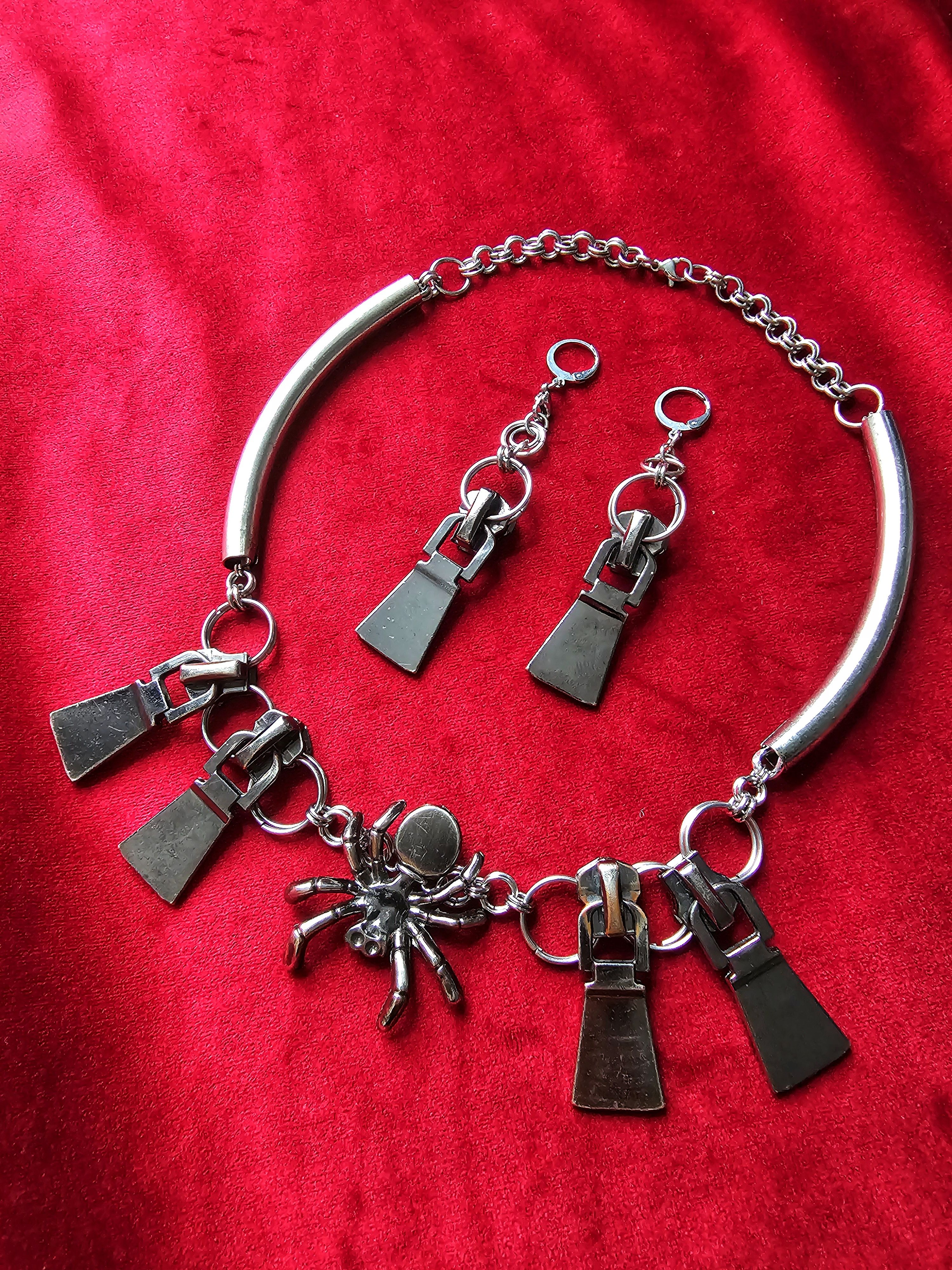 Handmade × Vintage Spider set neckless Size ONE SIZE - 1 Thumbnail