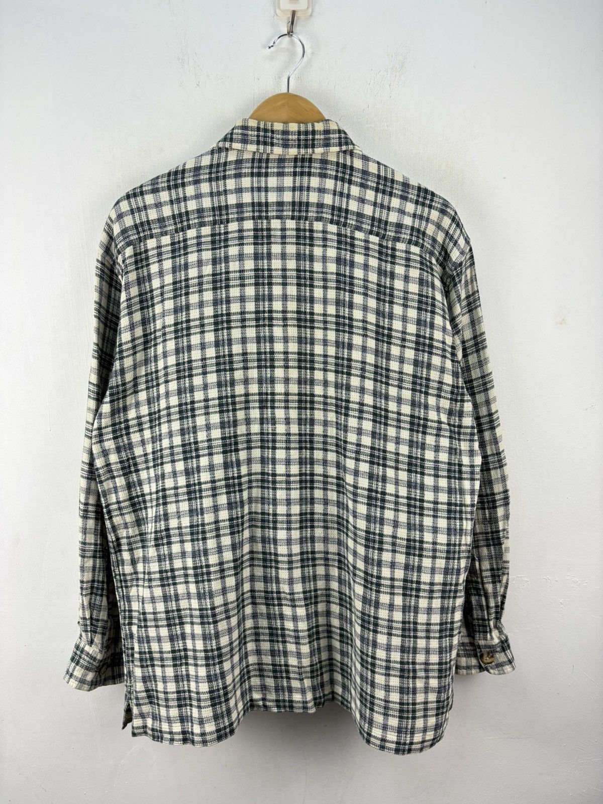 Vintage Vintage Lucky Strike Flannel Jacket Checked Plaid Tartan Size US L / EU 52-54 / 3 - 6 Thumbnail