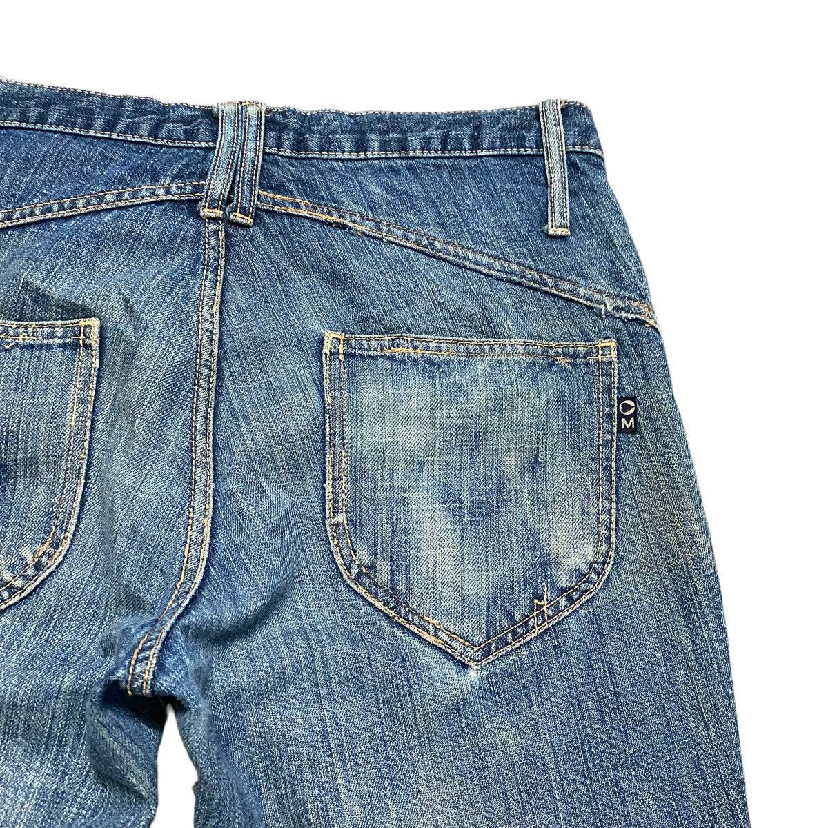 Morgan Homme Vintage Morgan Homme Distressed Denim Flare Jeans Size US 30 / EU 46 - 12 Thumbnail