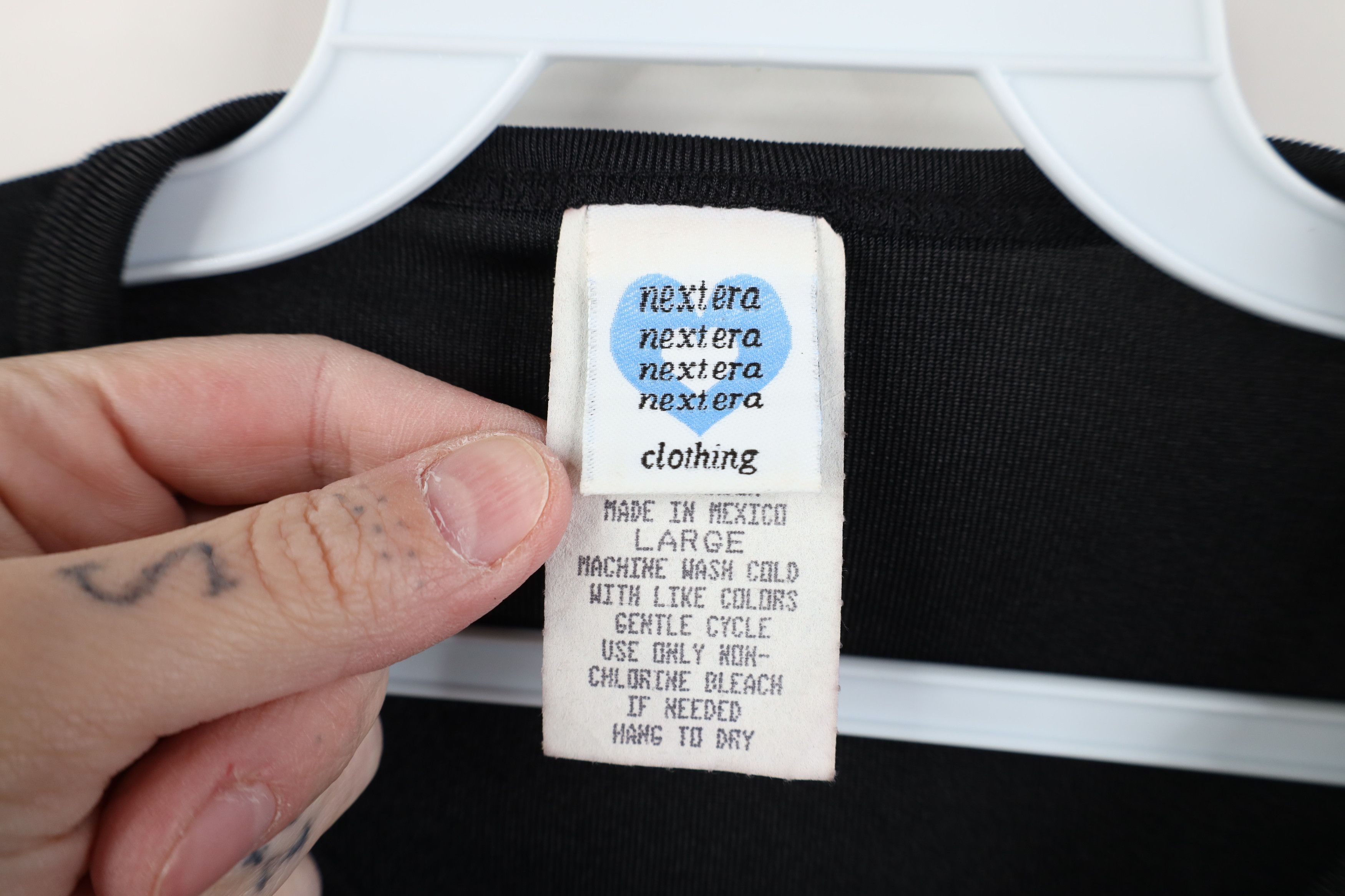 Vintage Vintage 90s Y2K Babydoll Silky Knit Cardigan Sweater Black Size L / US 10 / IT 46 - 6 Thumbnail