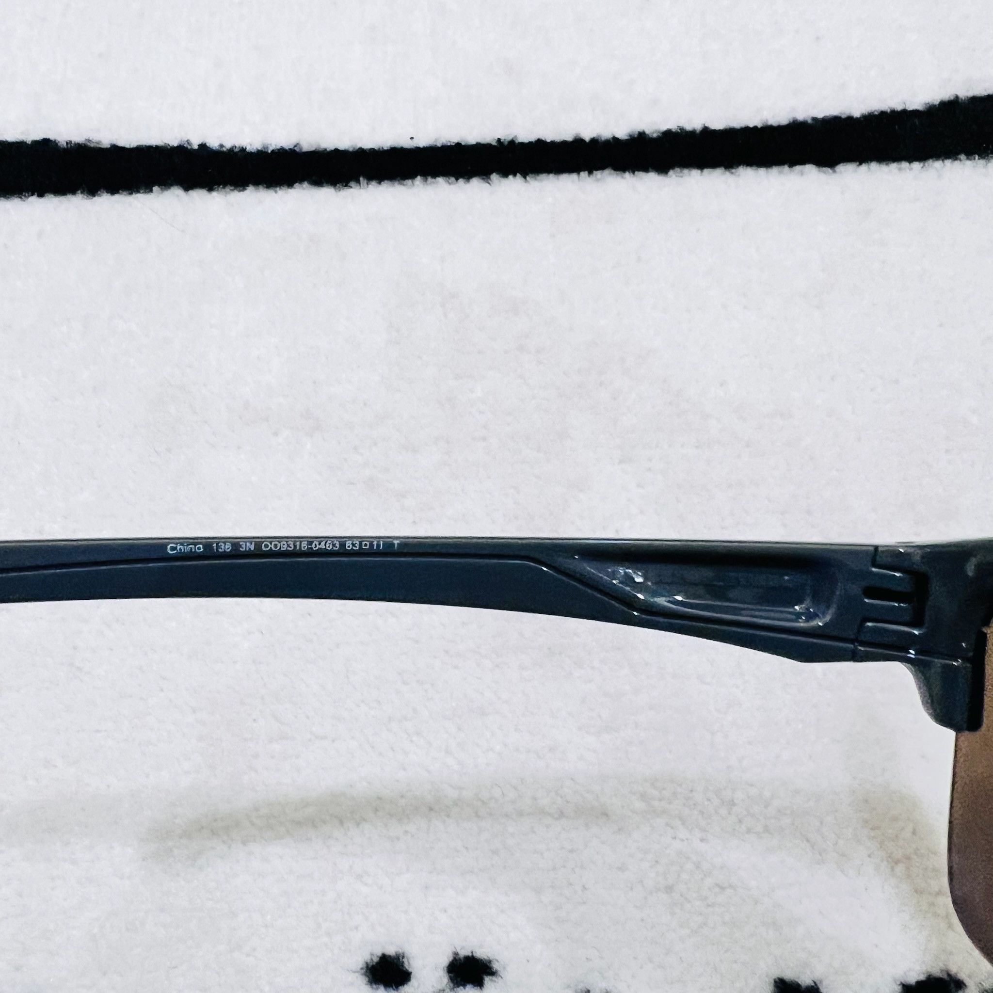 Oakley Oakley Thinlink Blue Mirror Lens Shiny Dark Grey Frame Size ONE SIZE - 6 Thumbnail