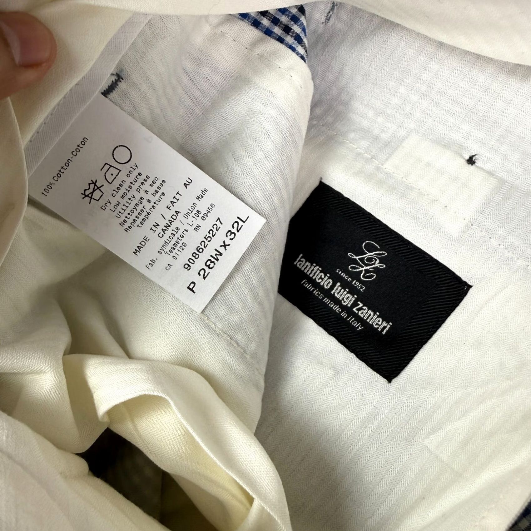 Todd Snyder Todd Snyder Pants Mens 28x32 Blue Seersucker Gingham Dress Trouser Zanieri Size US 28 / EU 44 - 4 Thumbnail