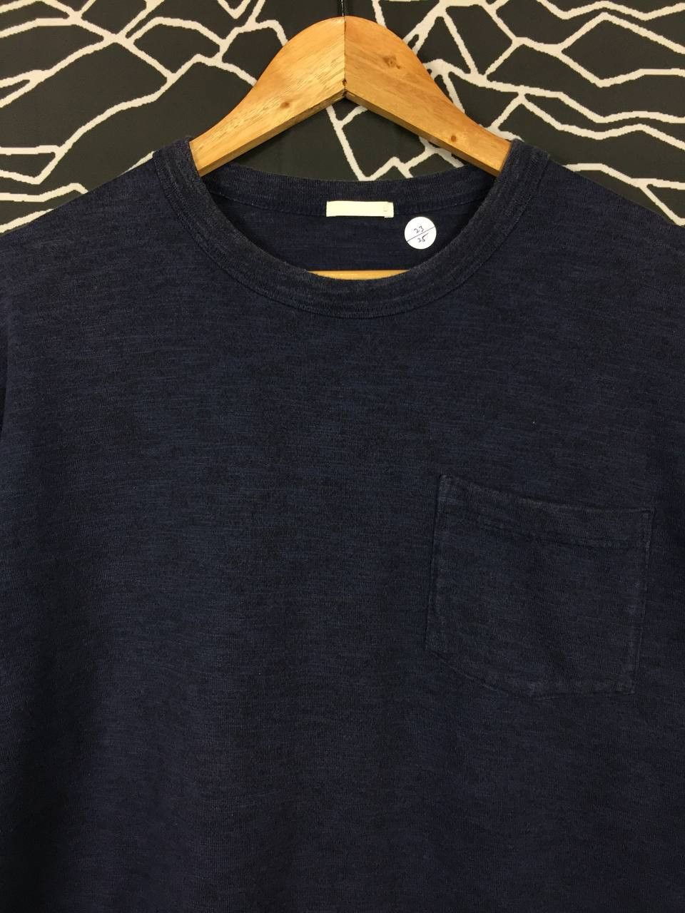 GU × Japanese Brand GU Crew Neck Plain Essential Pocket Tee Size US L / EU 52-54 / 3 - 3 Thumbnail