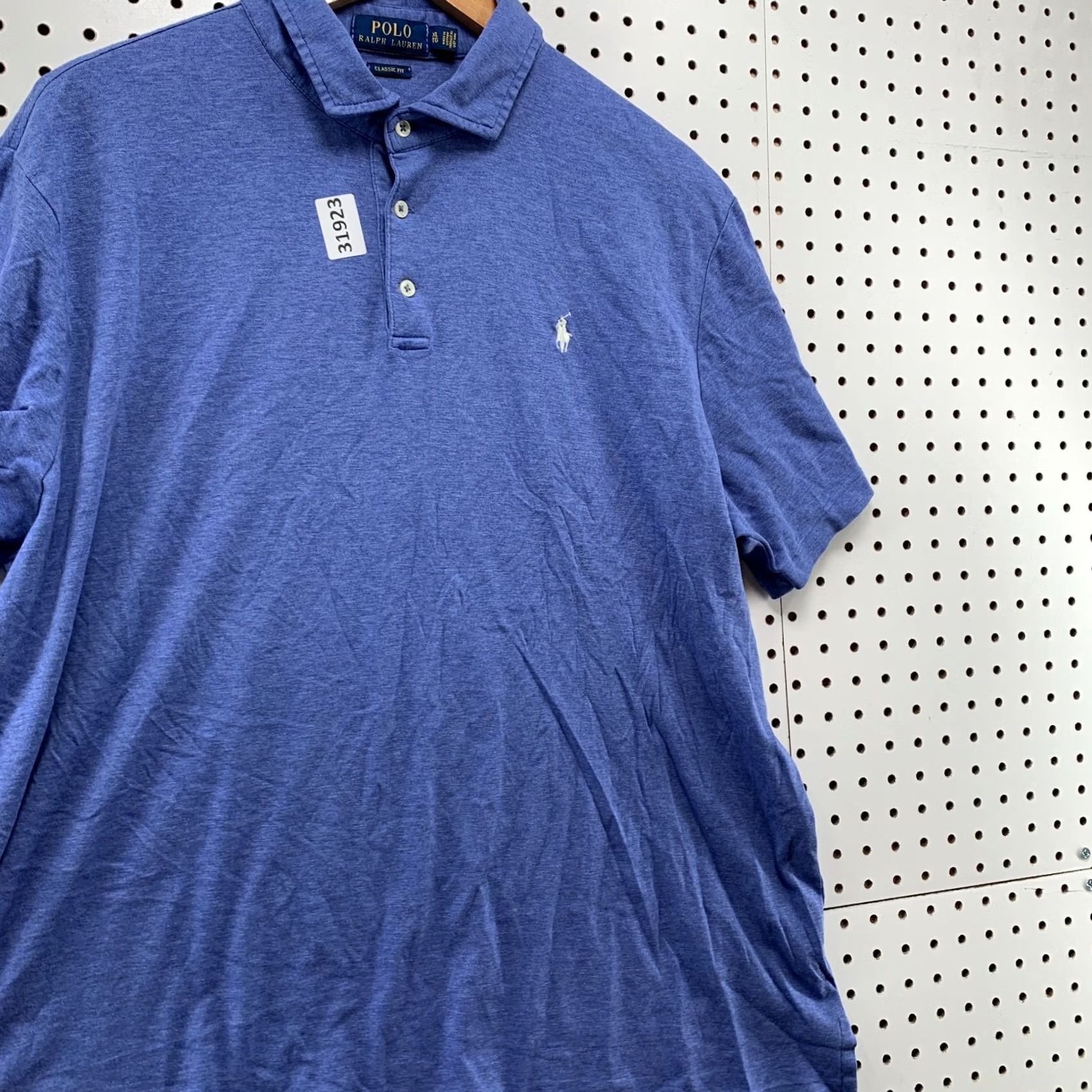 Polo Ralph Lauren Polo Ralph Lauren Shirt Mens XL Blue White Pony Collared Casual Size US XL / EU 56 / 4 - 3 Thumbnail
