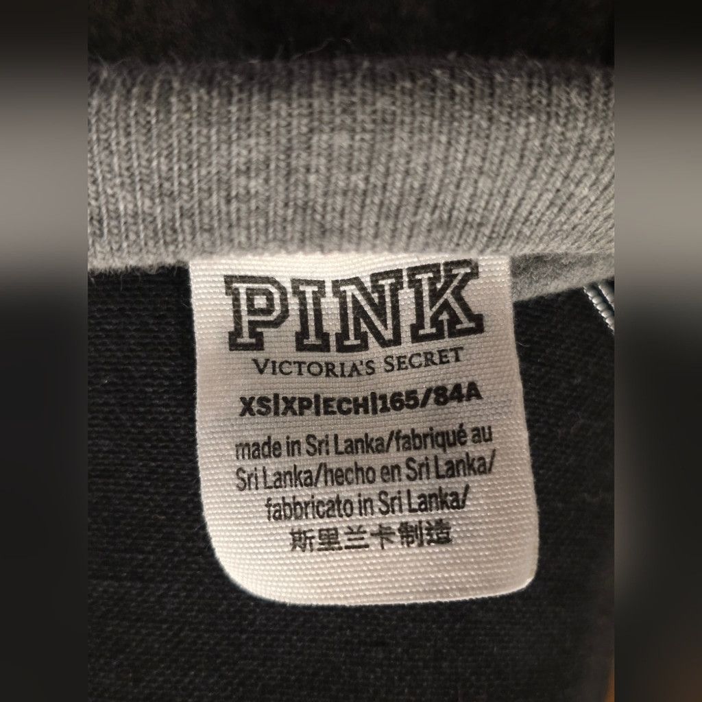 Victoria's Secret PINK Gray Leopard Print Sweatshirt Size XS / US 0-2 / IT 36-38 - 4 Thumbnail