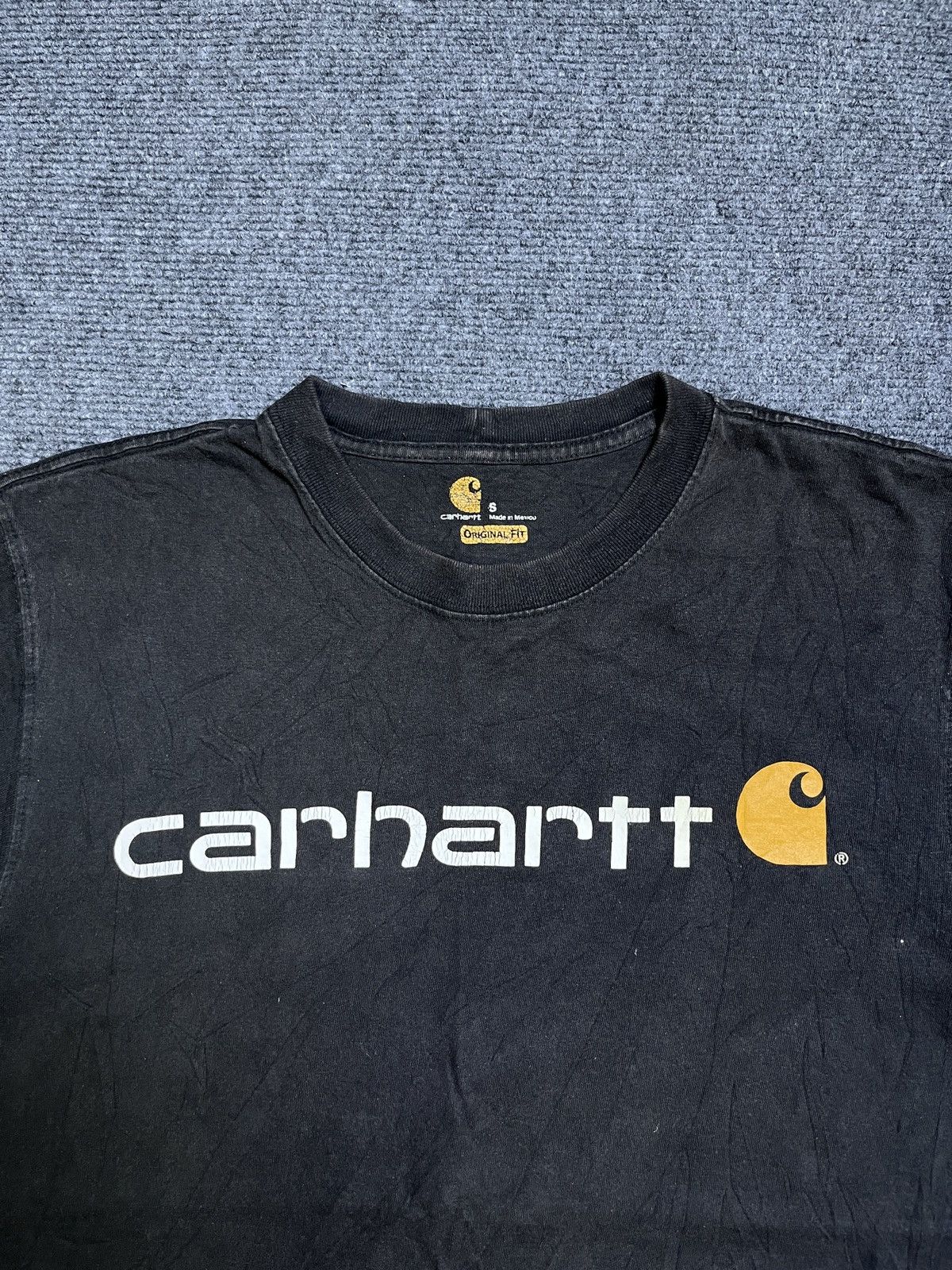 Carhartt Carhartt K195 black featuring yellow and white graphic logo Size US S / EU 44-46 / 1 - 2 Thumbnail