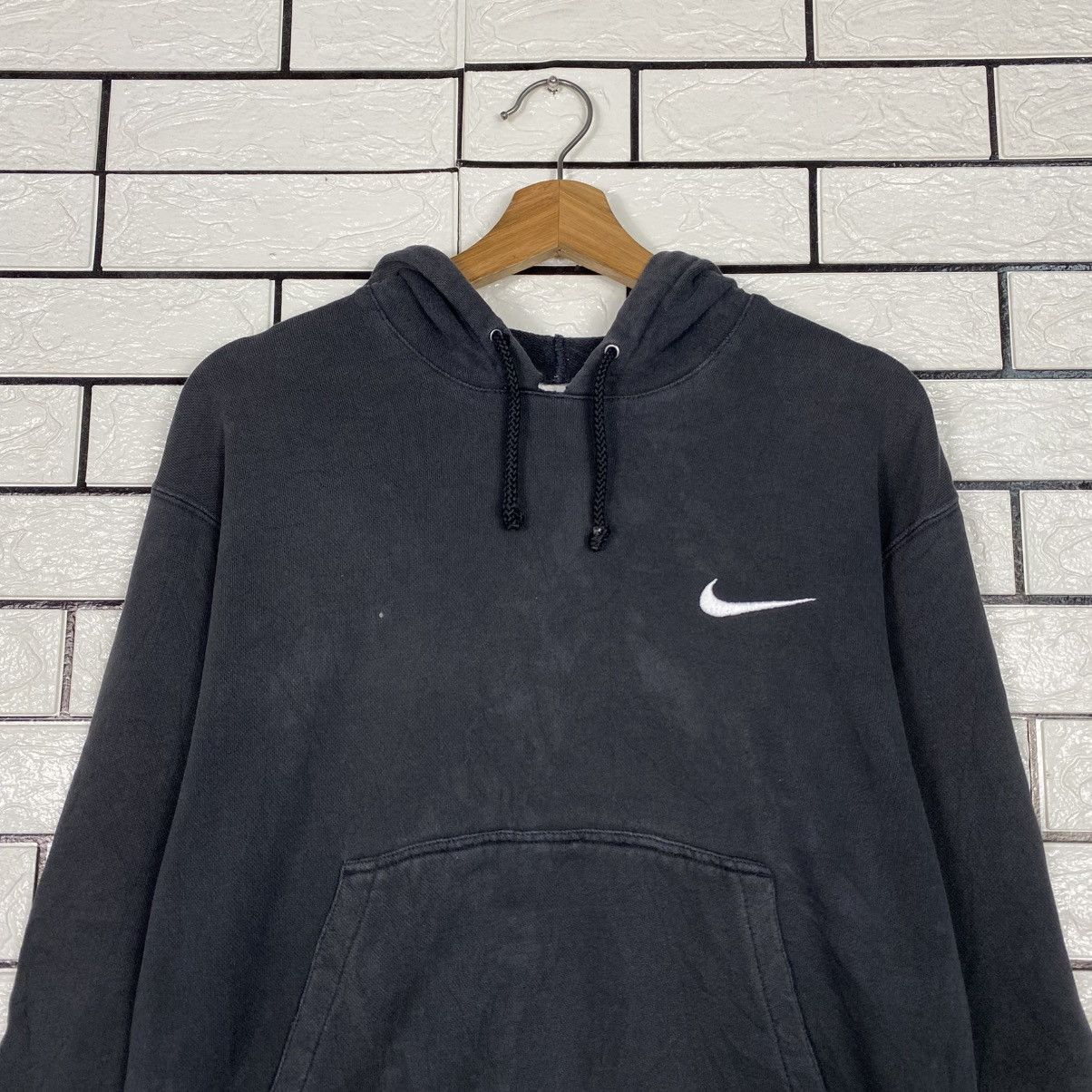 Nike Vintage Hoodie Jumper Pull Over Nike Small Pony Size US M / EU 48-50 / 2 - 14 Thumbnail